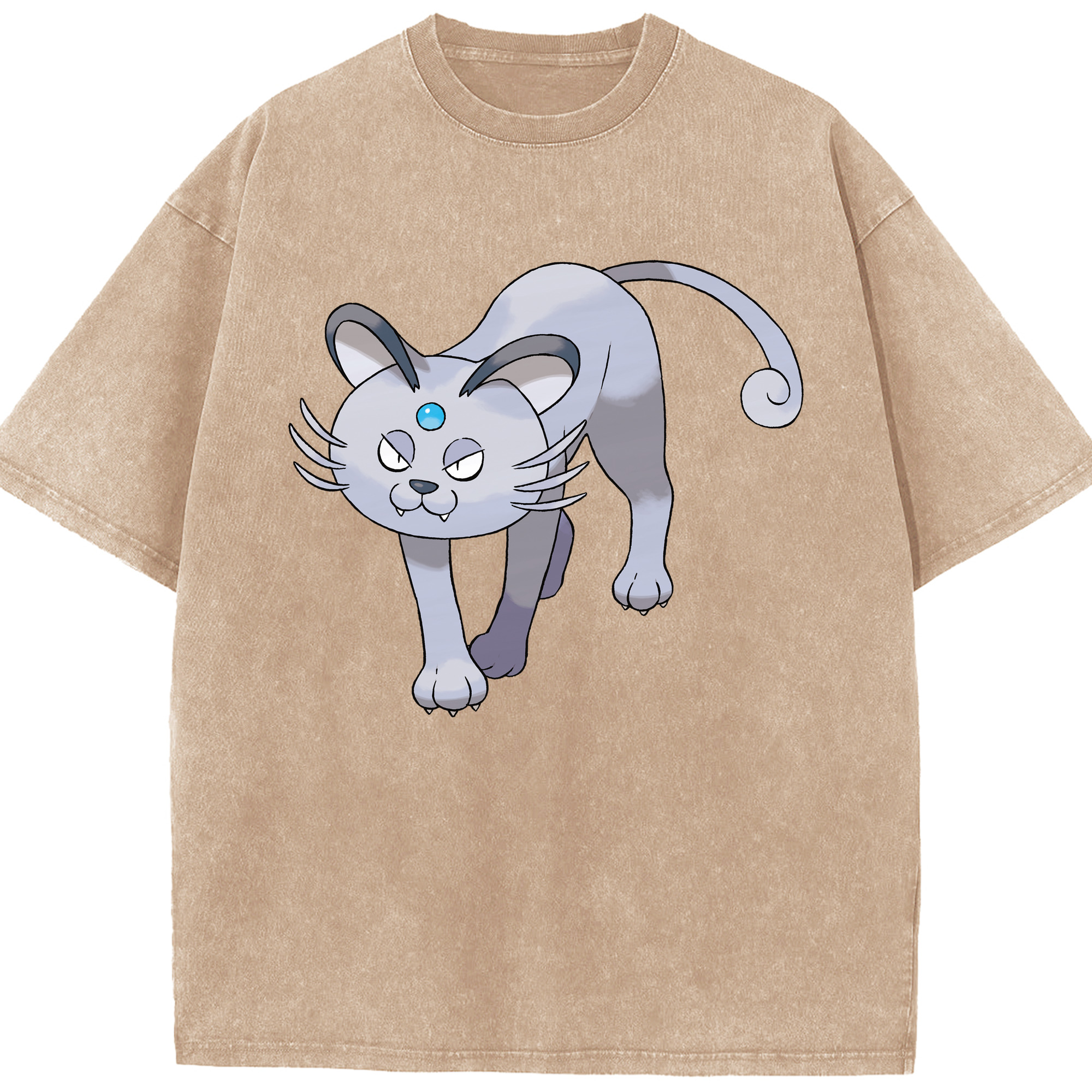 （画像用） ポケットモンスター Pokémon 綿100% ヴィンテージ風 半袖Tシャツ（フロントプリント）