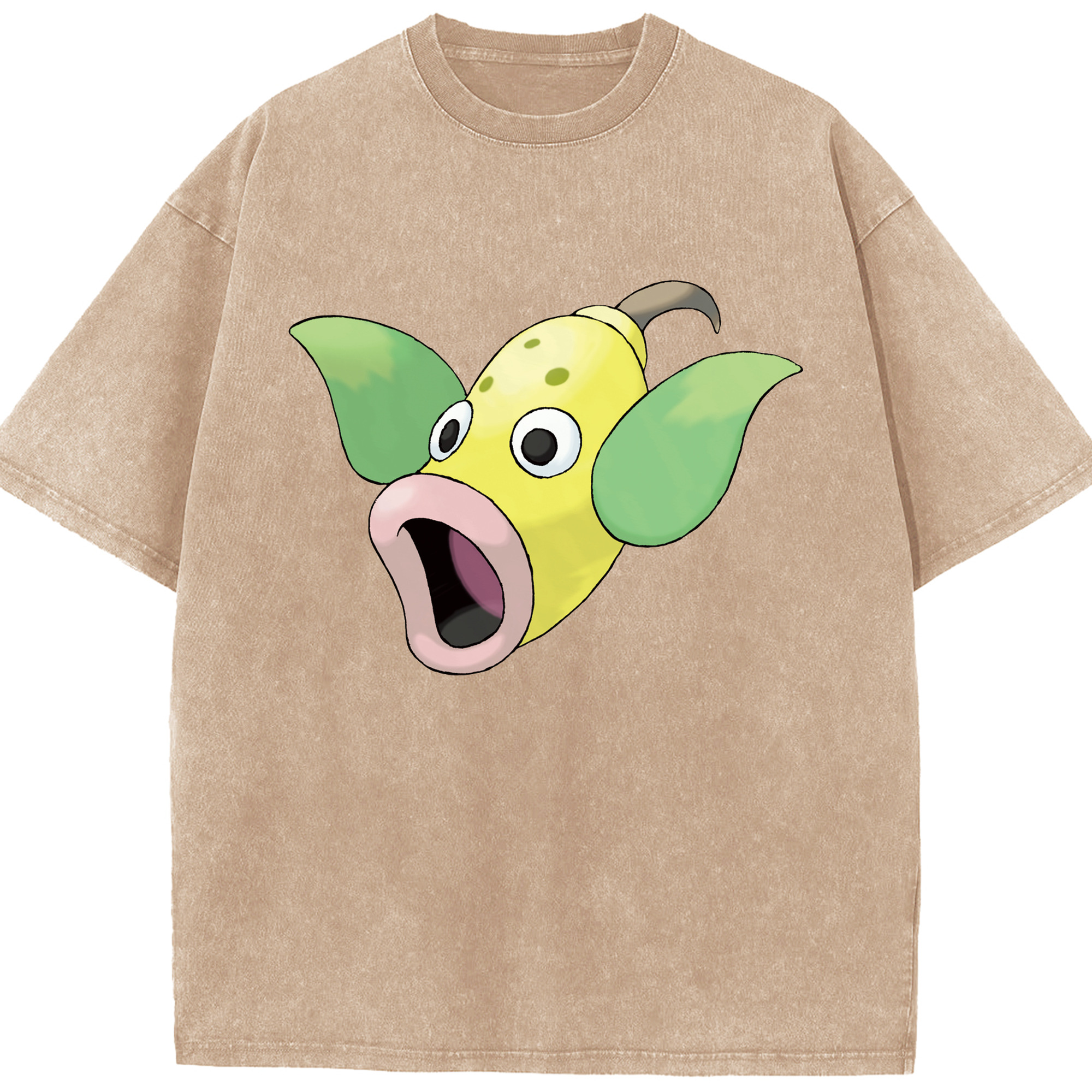（画像用） ポケットモンスター Pokémon 綿100% ヴィンテージ風 半袖Tシャツ（フロントプリント）
