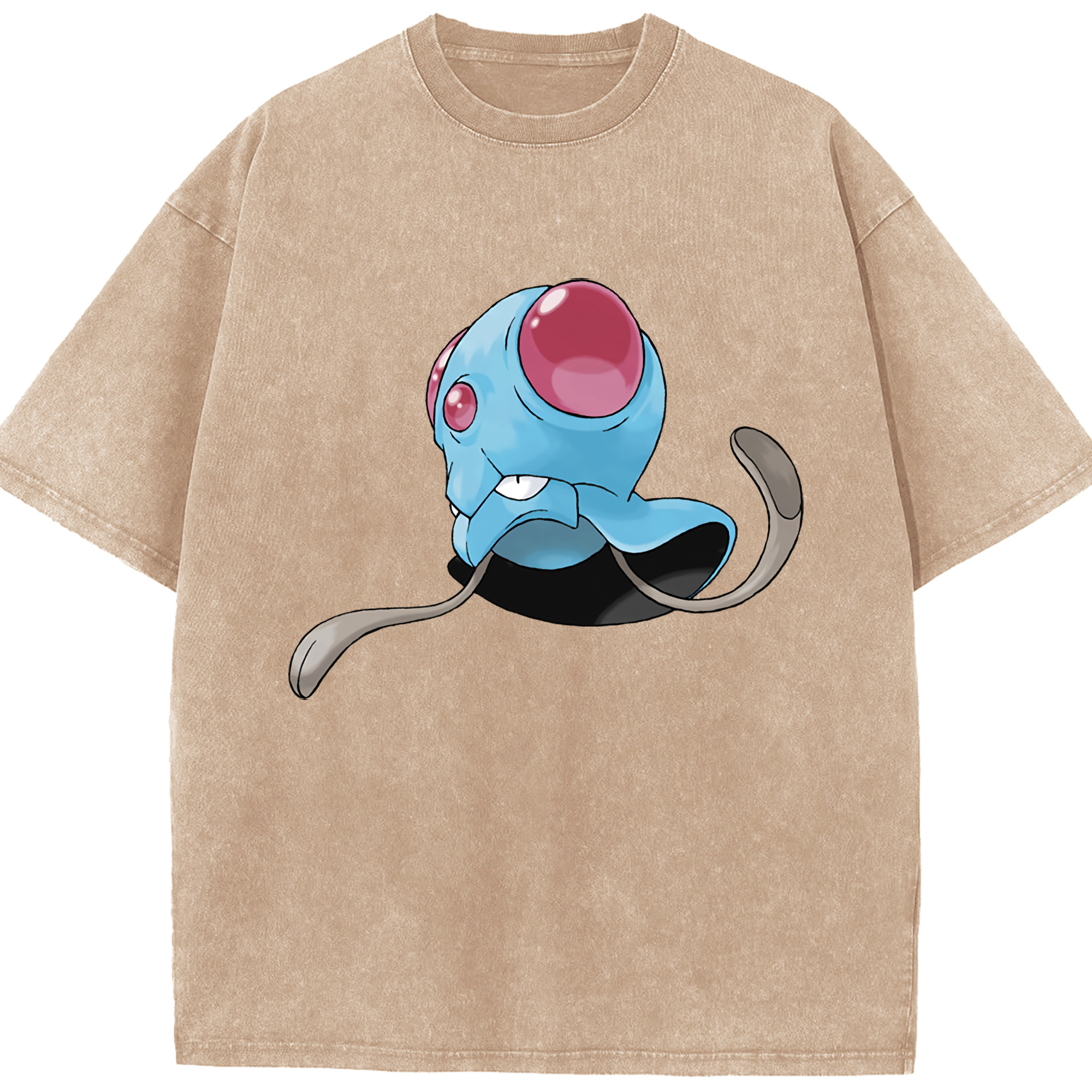 （画像用） ポケットモンスター Pokémon 綿100% ヴィンテージ風 半袖Tシャツ（フロントプリント）