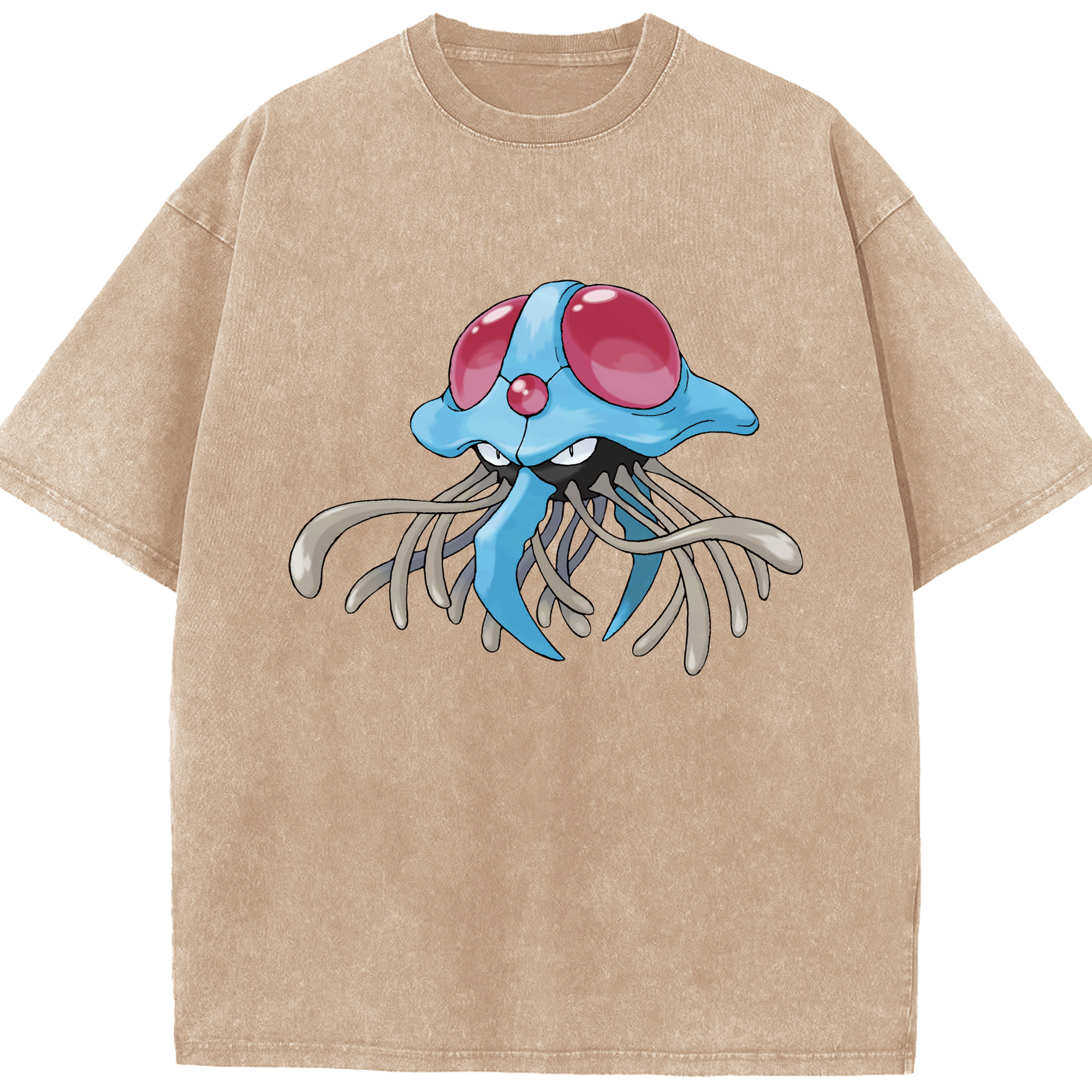 （画像用） ポケットモンスター Pokémon 綿100% ヴィンテージ風 半袖Tシャツ（フロントプリント）