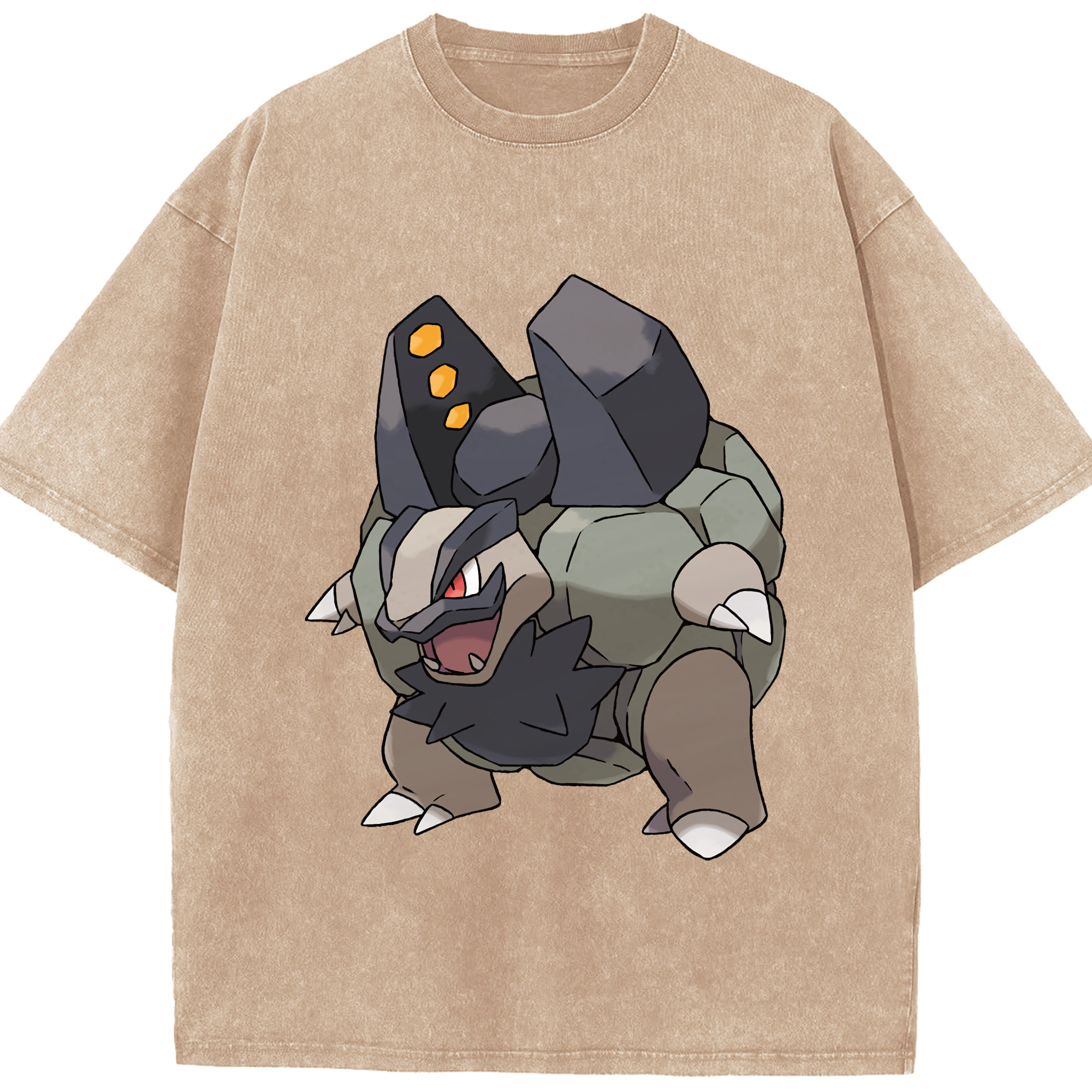 （画像用） ポケットモンスター Pokémon 綿100% ヴィンテージ風 半袖Tシャツ（フロントプリント）