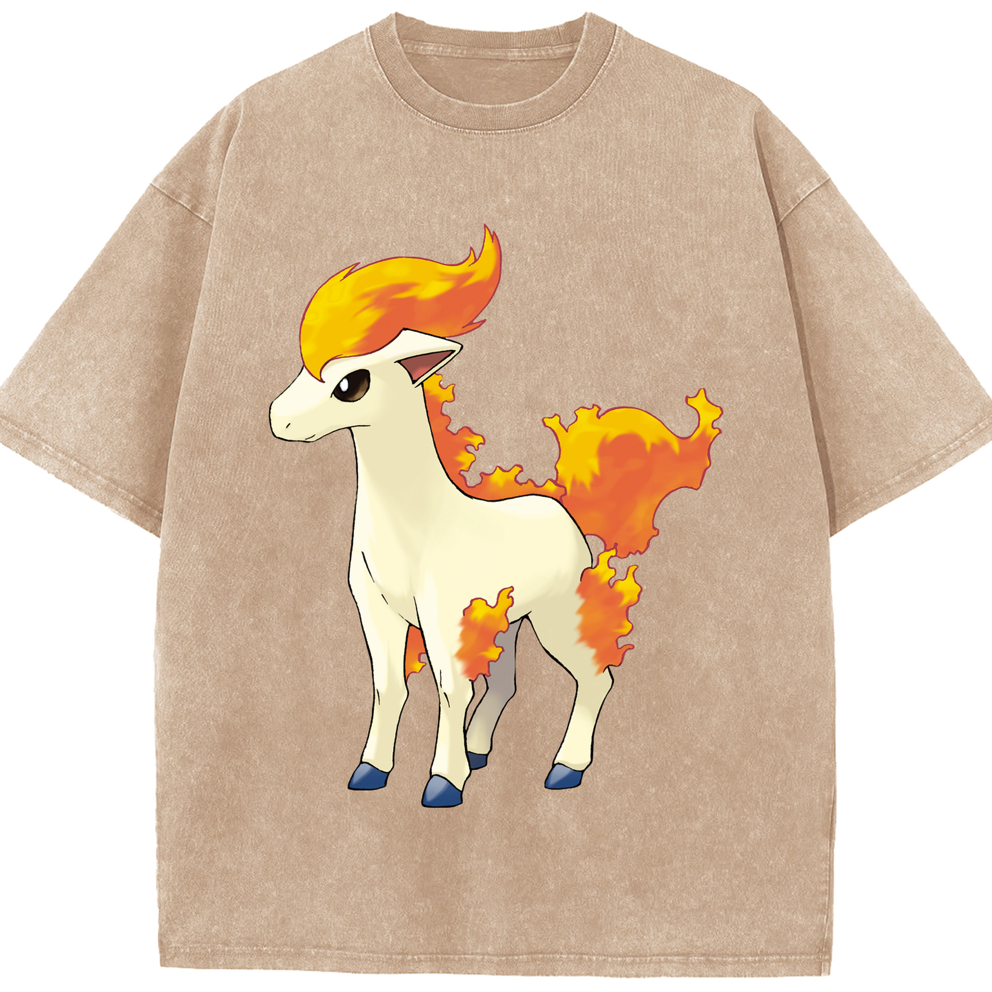 （画像用） ポケットモンスター Pokémon 綿100% ヴィンテージ風 半袖Tシャツ（フロントプリント）