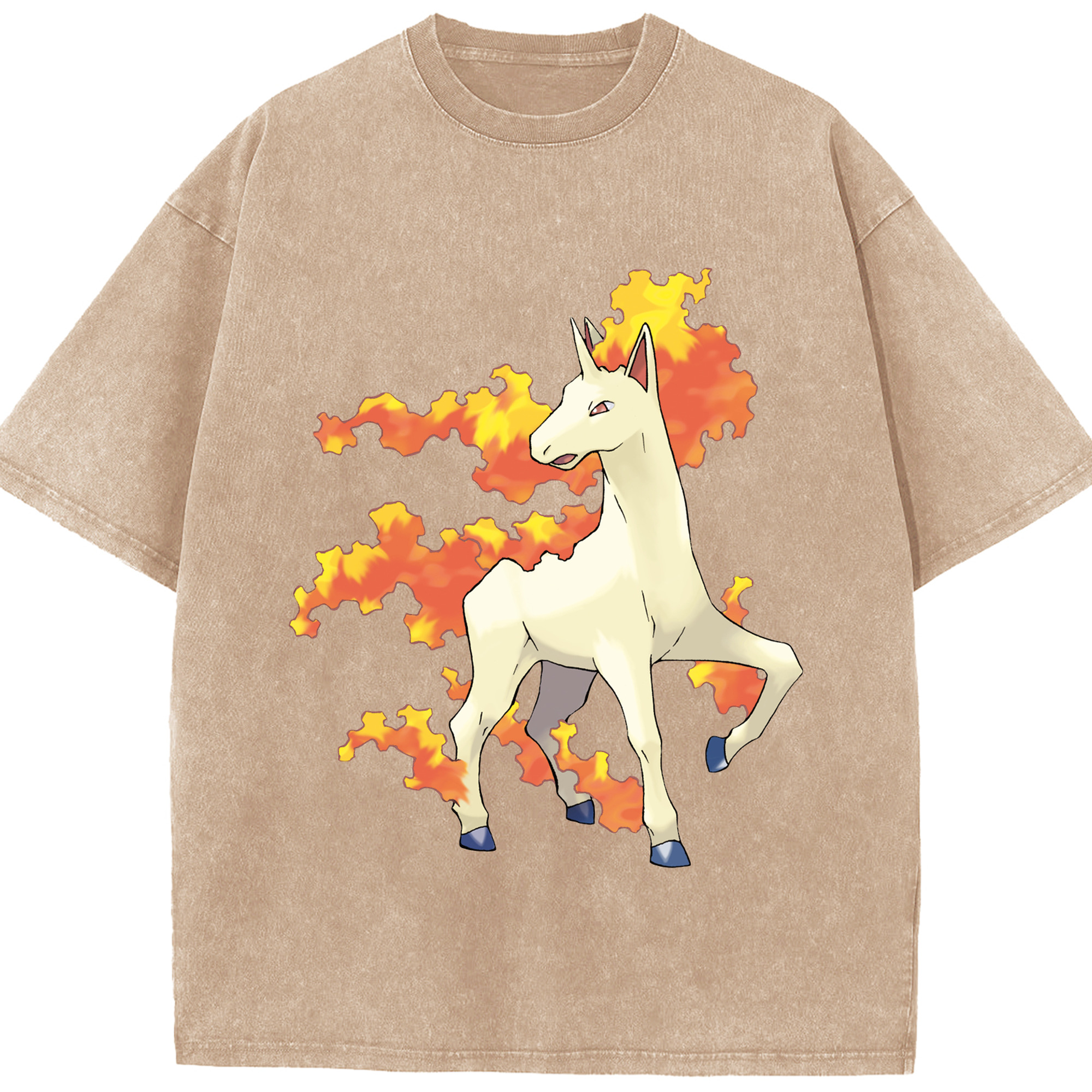 （画像用） ポケットモンスター Pokémon 綿100% ヴィンテージ風 半袖Tシャツ（フロントプリント）