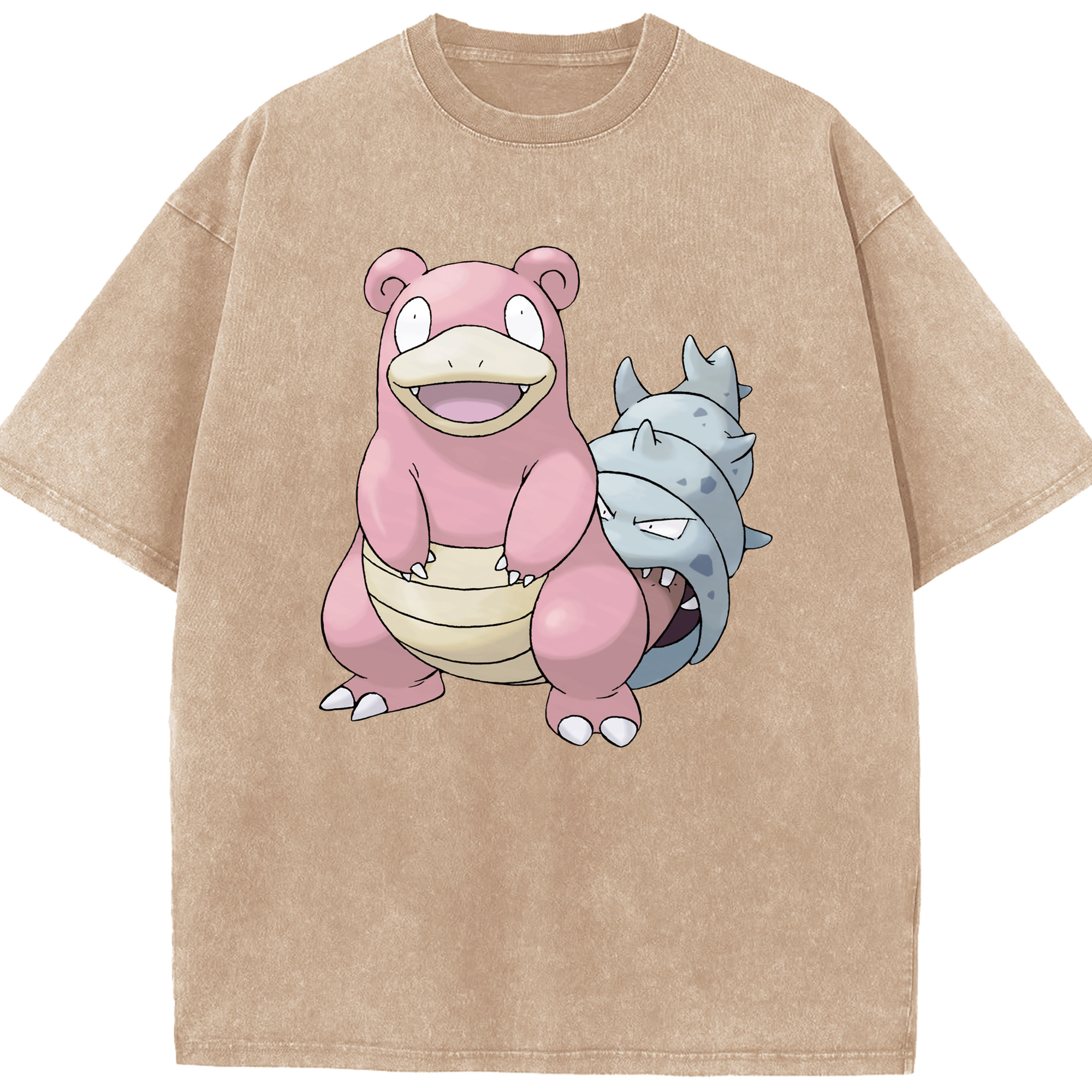 （画像用） ポケットモンスター Pokémon 綿100% ヴィンテージ風 半袖Tシャツ（フロントプリント）