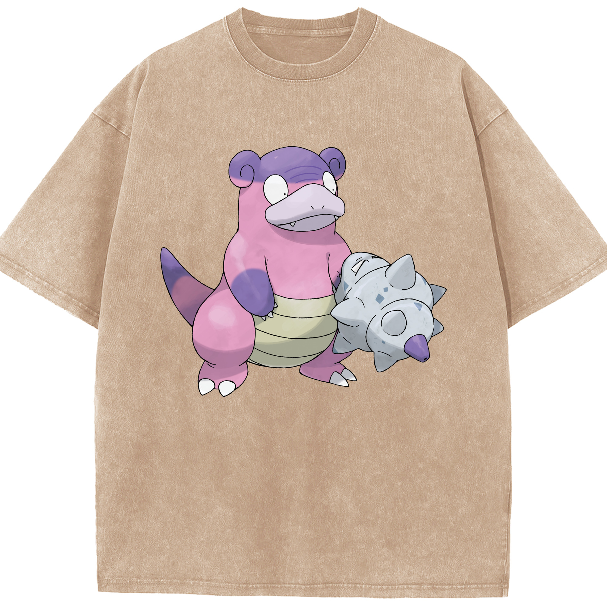 （画像用） ポケットモンスター Pokémon 綿100% ヴィンテージ風 半袖Tシャツ（フロントプリント）