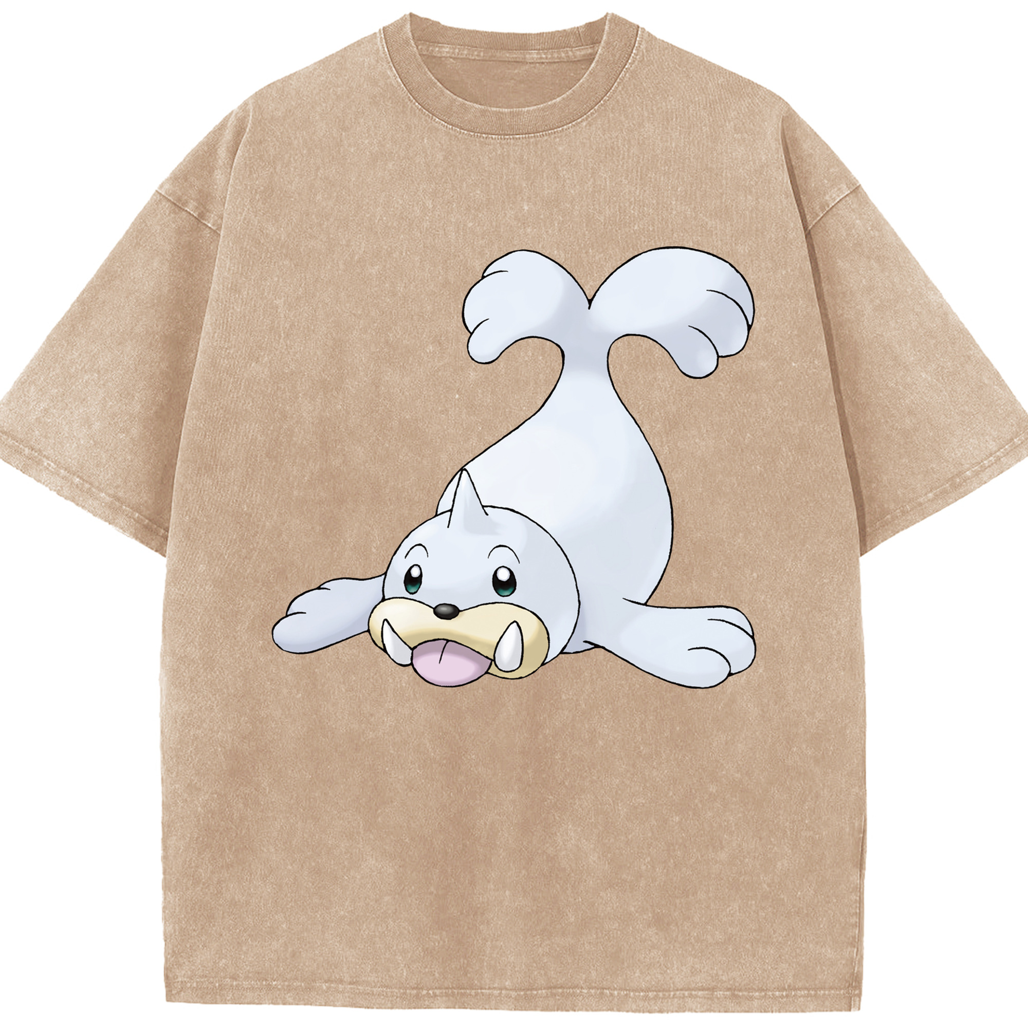 （画像用） ポケットモンスター Pokémon 綿100% ヴィンテージ風 半袖Tシャツ（フロントプリント）