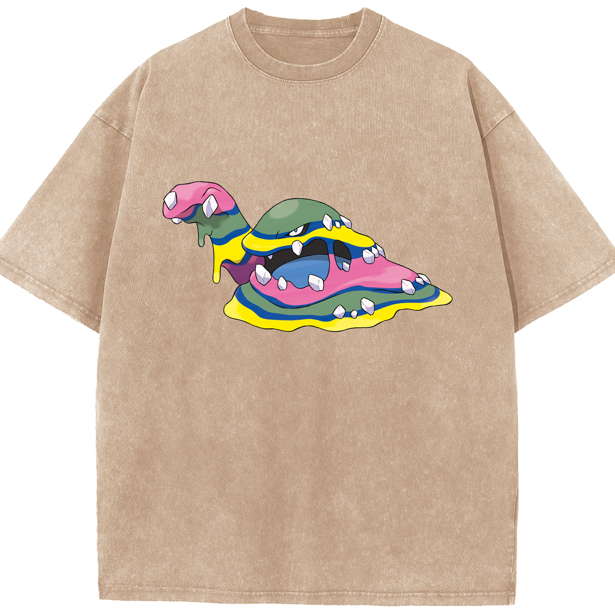 （画像用） ポケットモンスター Pokémon 綿100% ヴィンテージ風 半袖Tシャツ（フロントプリント）