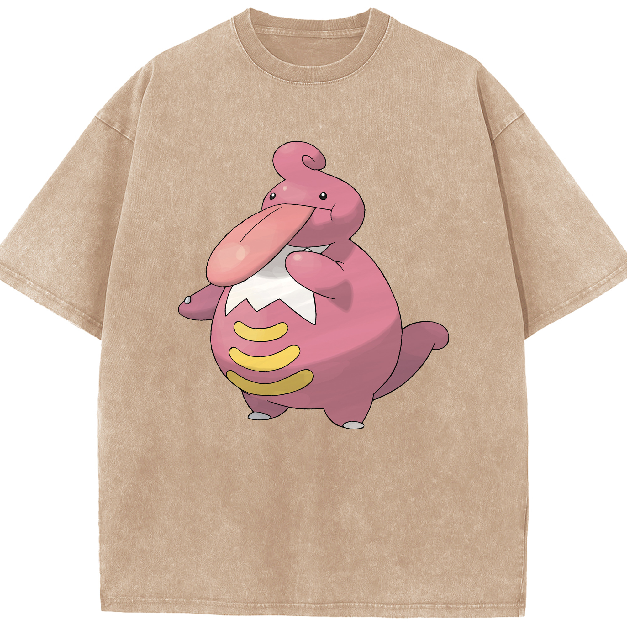 （画像用） ポケットモンスター Pokémon 綿100% ヴィンテージ風 半袖Tシャツ（フロントプリント）