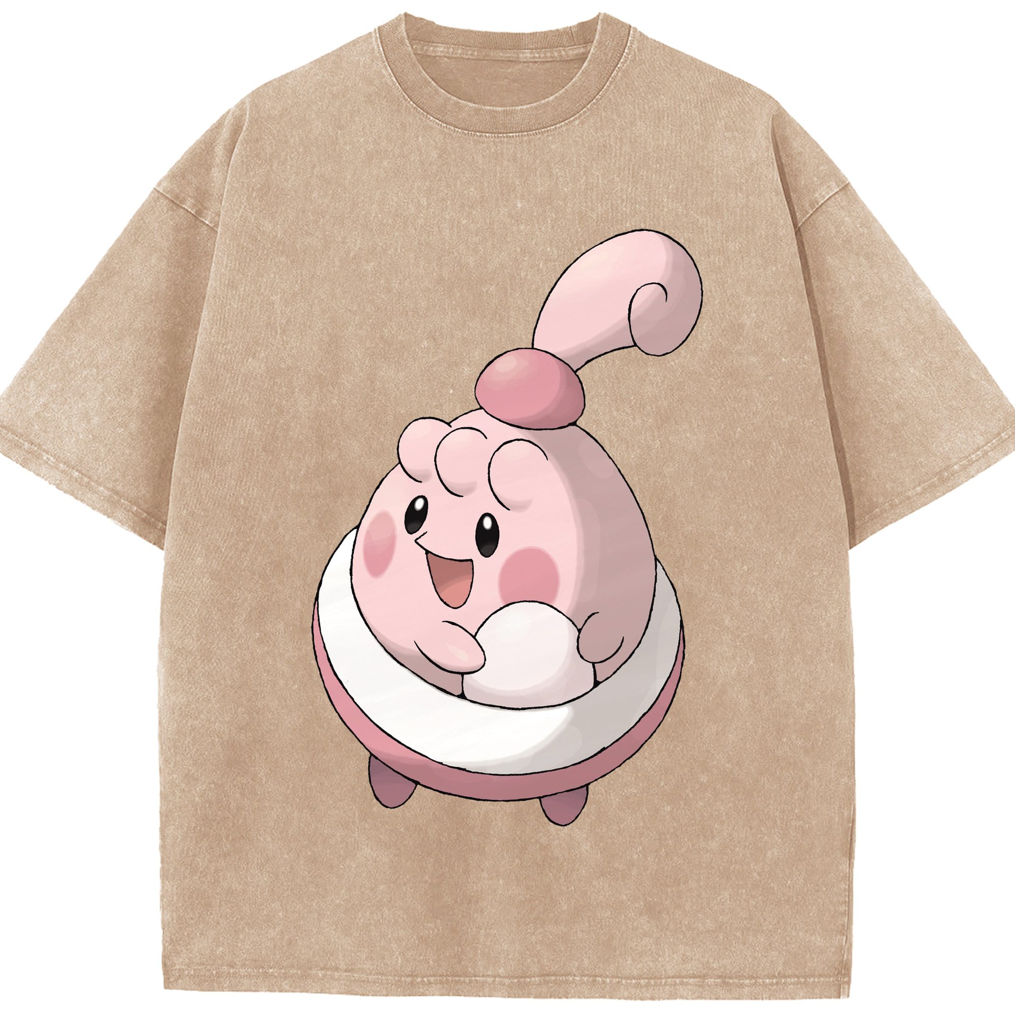 （画像用） ポケットモンスター Pokémon 綿100% ヴィンテージ風 半袖Tシャツ（フロントプリント）