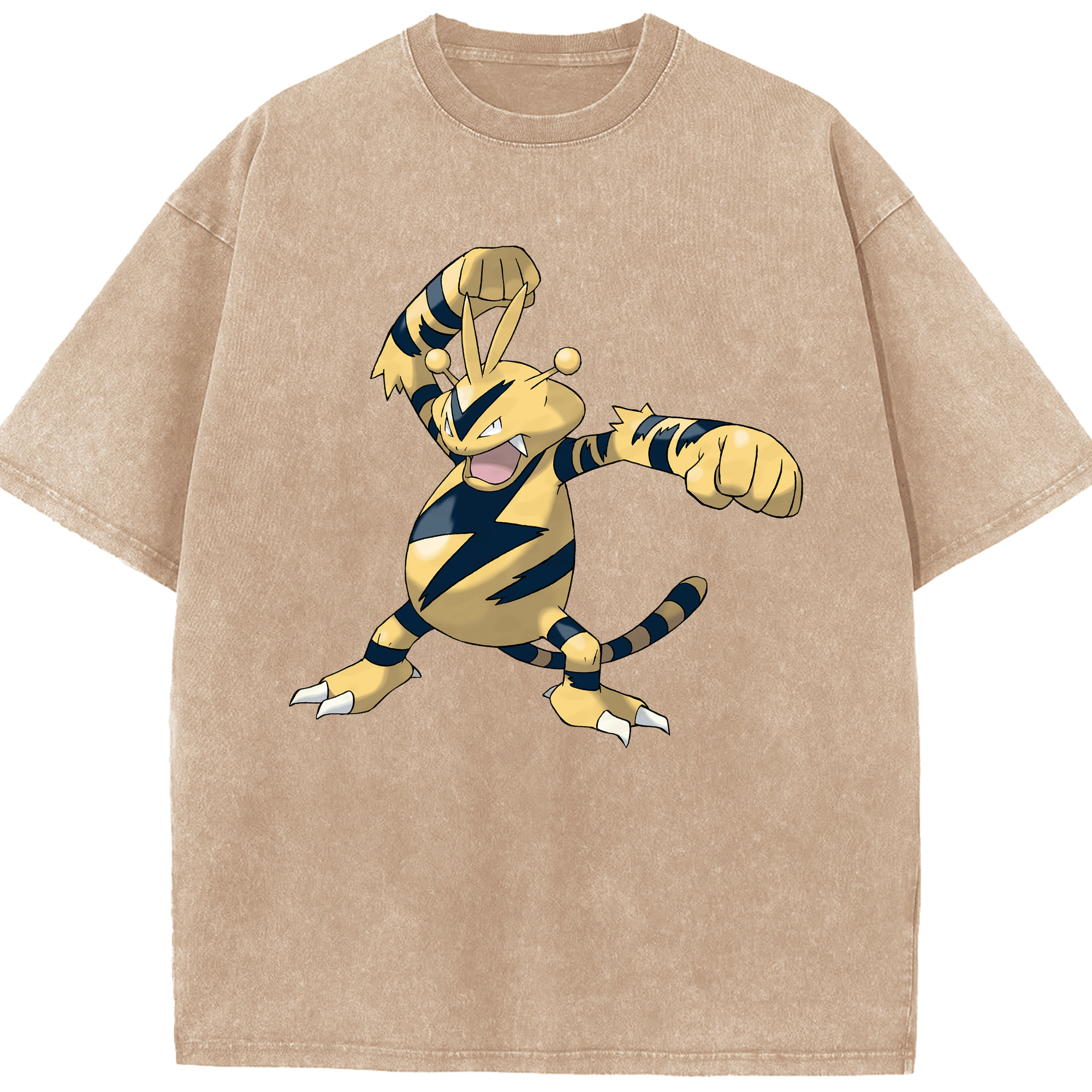 （画像用） ポケットモンスター Pokémon 綿100% ヴィンテージ風 半袖Tシャツ（フロントプリント）