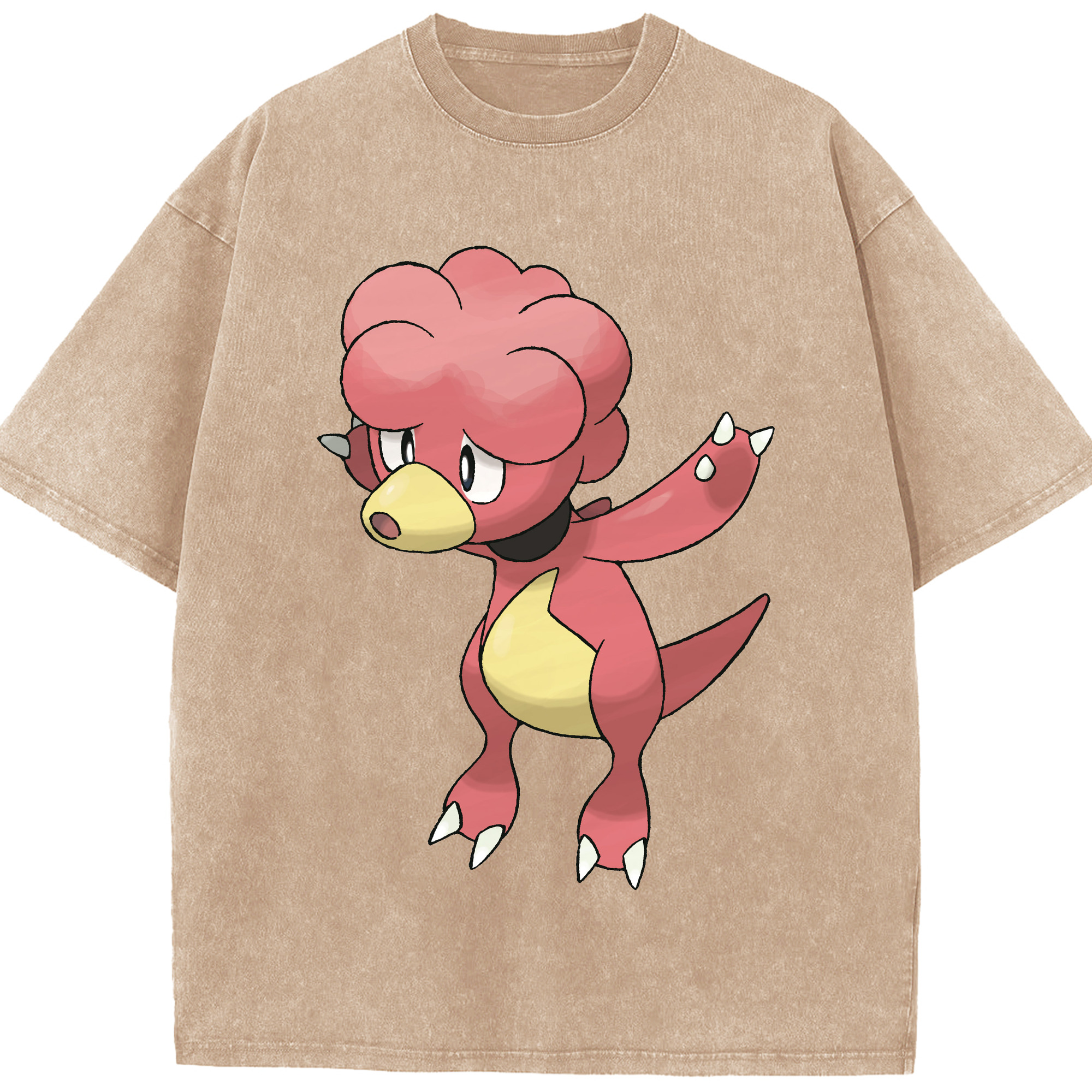 （画像用） ポケットモンスター Pokémon 綿100% ヴィンテージ風 半袖Tシャツ（フロントプリント）