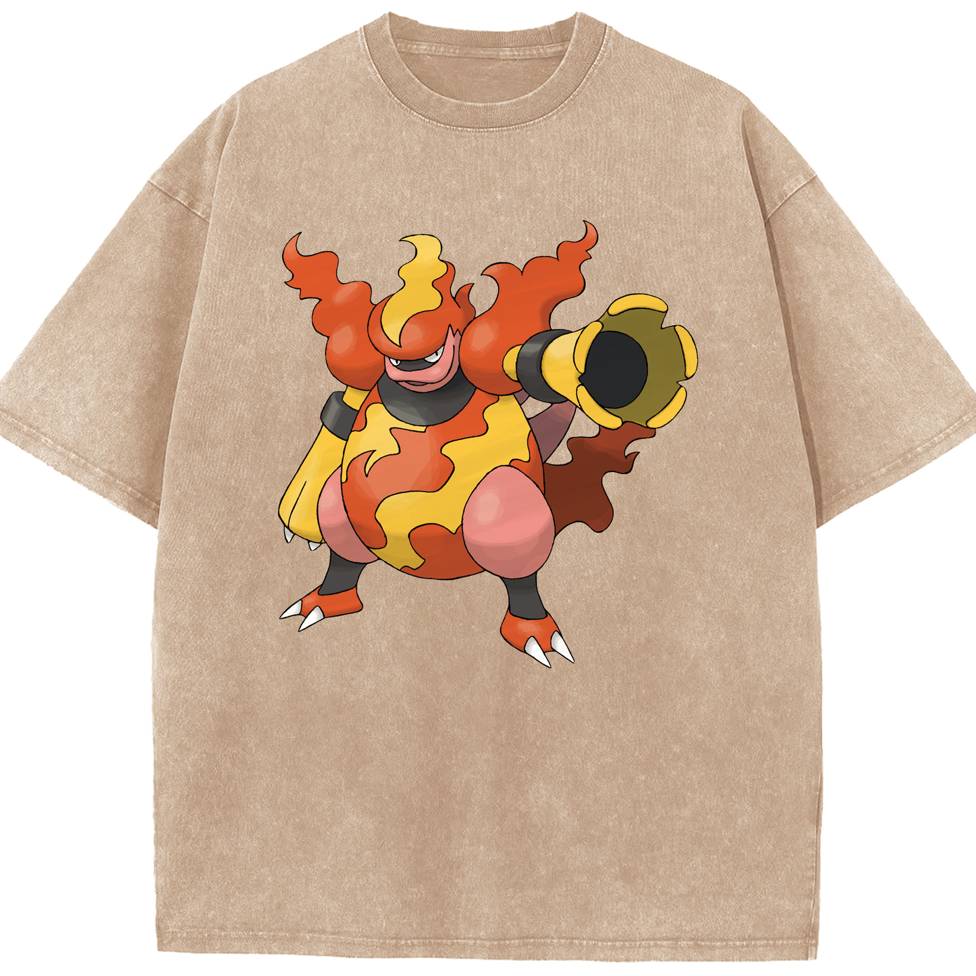 （画像用） ポケットモンスター Pokémon 綿100% ヴィンテージ風 半袖Tシャツ（フロントプリント）