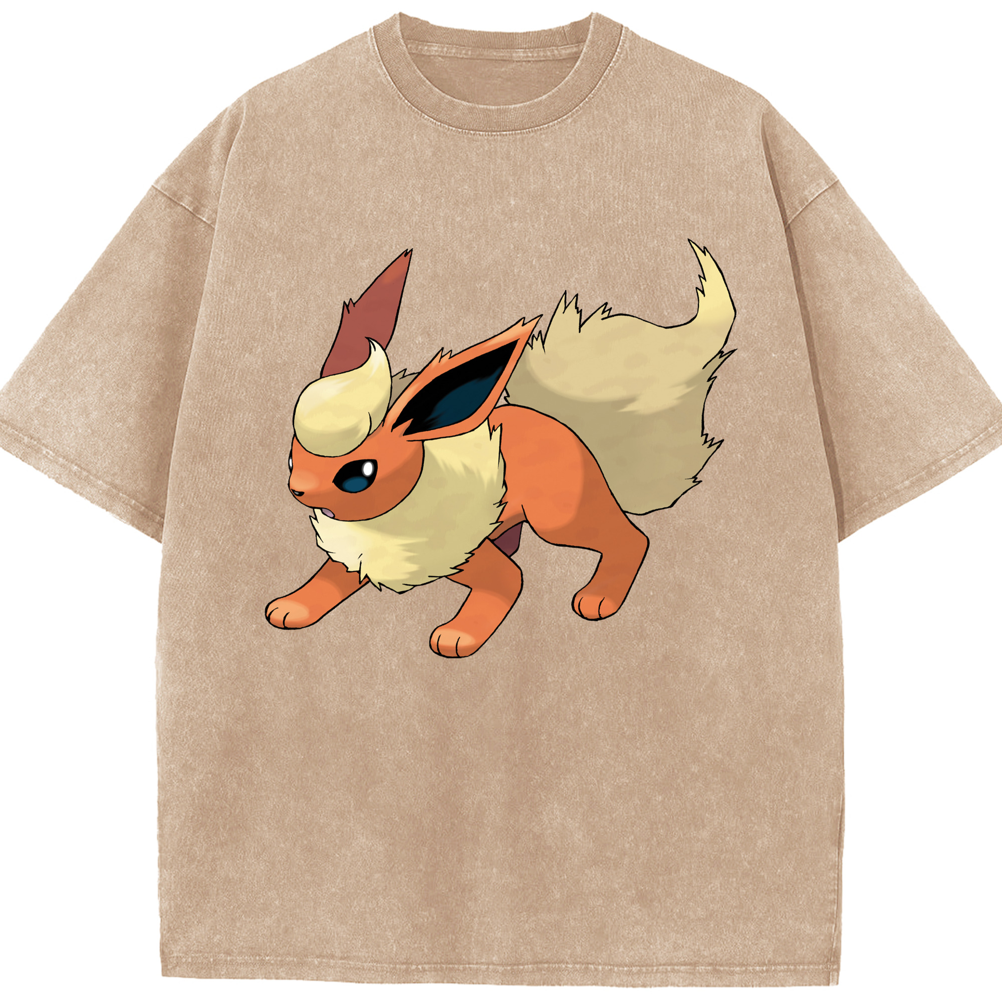 （画像用） ポケットモンスター Pokémon 綿100% ヴィンテージ風 半袖Tシャツ（フロントプリント）