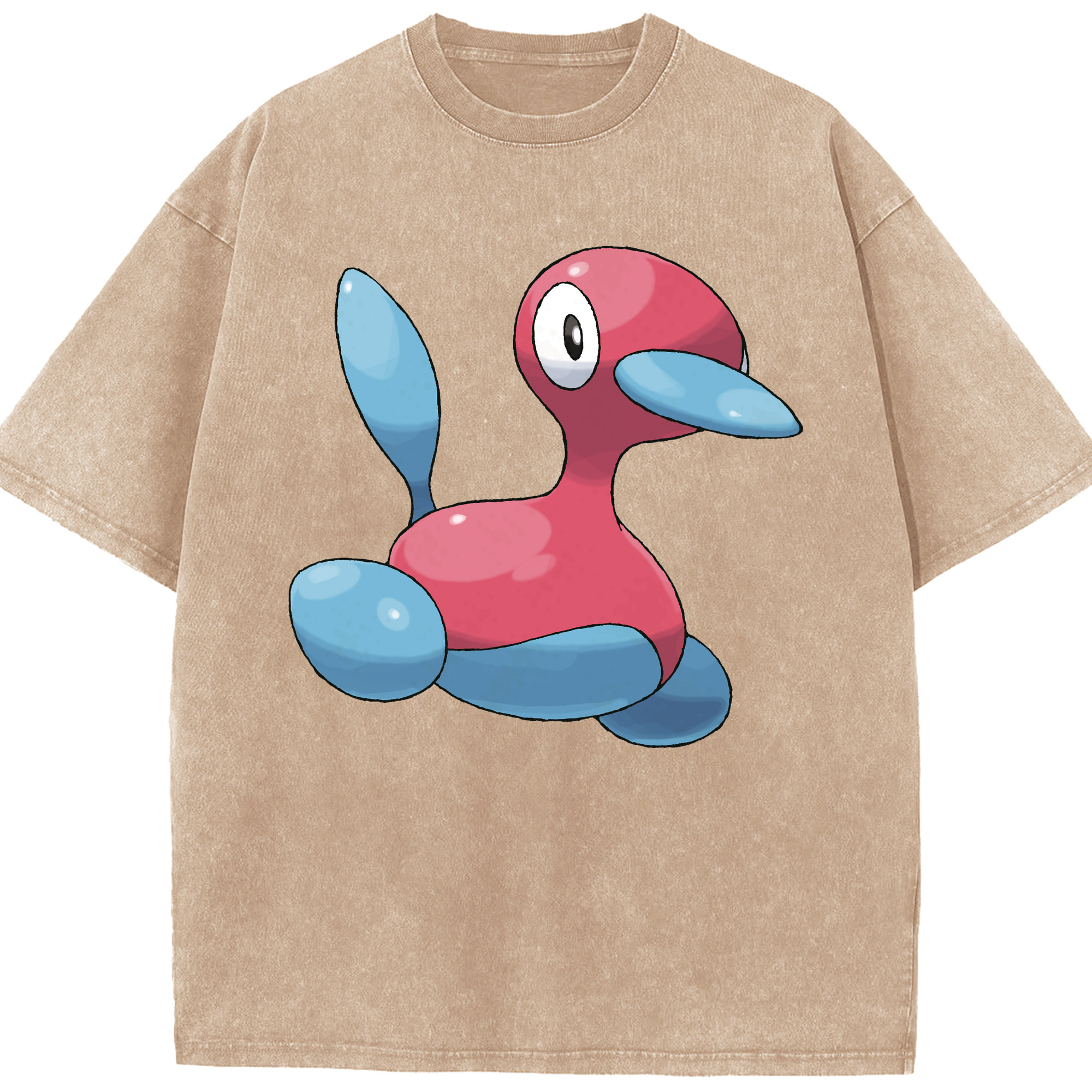 （画像用） ポケットモンスター Pokémon 綿100% ヴィンテージ風 半袖Tシャツ（フロントプリント）