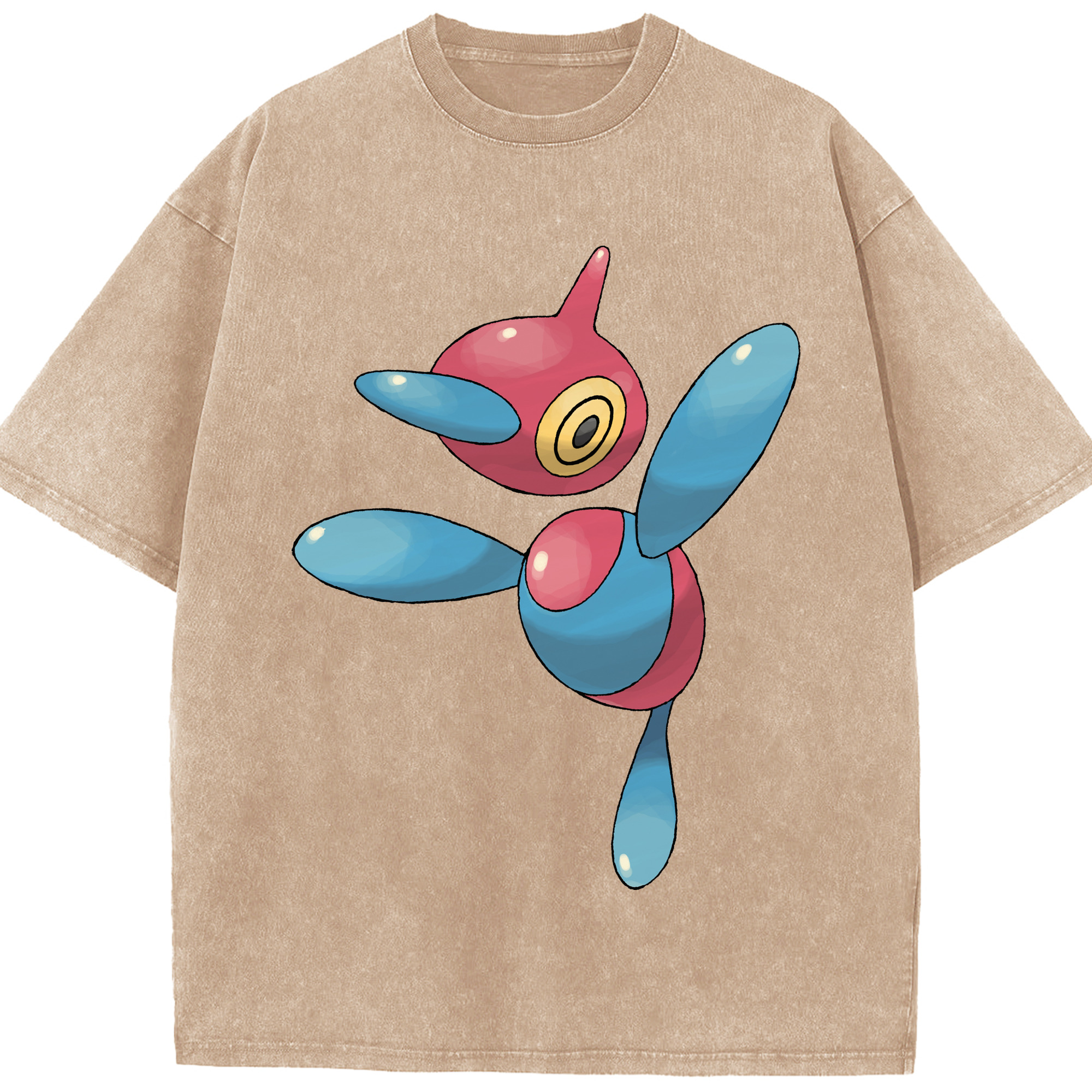 （画像用） ポケットモンスター Pokémon 綿100% ヴィンテージ風 半袖Tシャツ（フロントプリント）