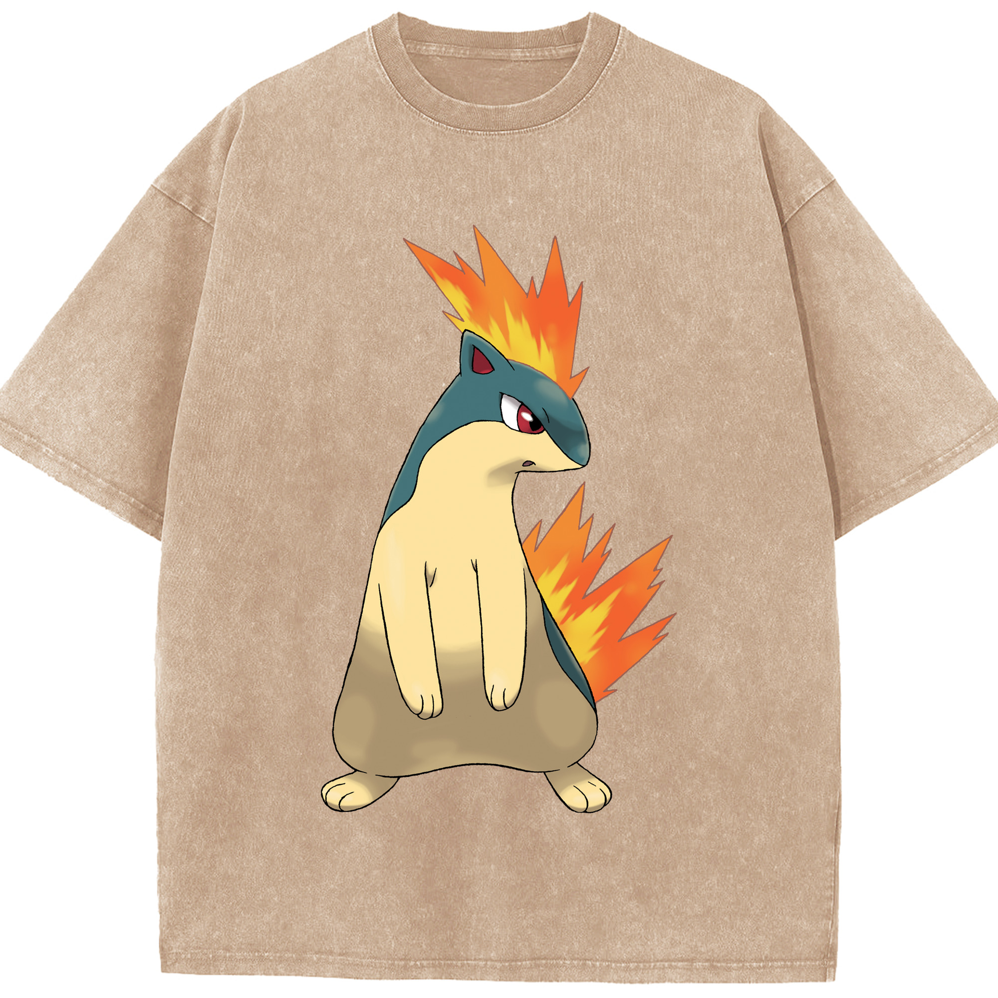 （画像用） ポケットモンスター Pokémon 綿100% ヴィンテージ風 半袖Tシャツ（フロントプリント）