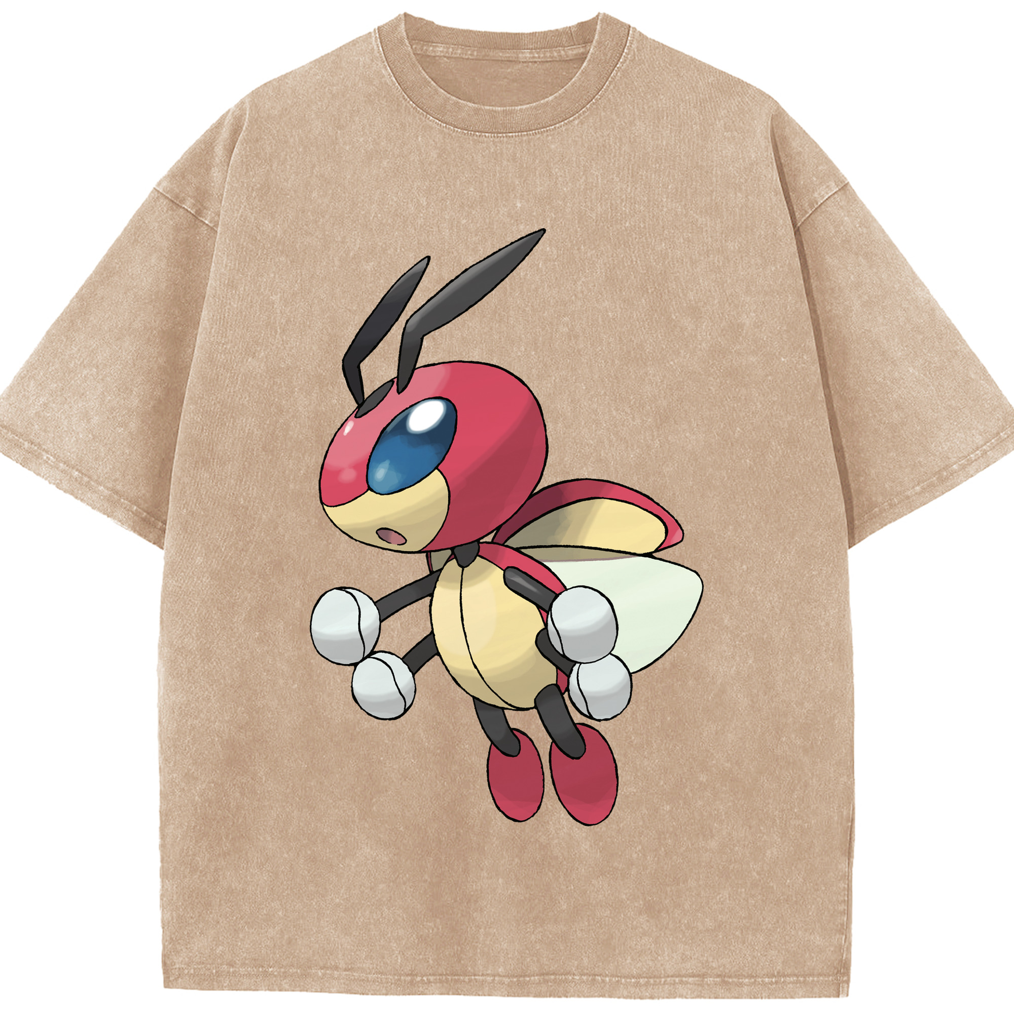 （画像用） ポケットモンスター Pokémon 綿100% ヴィンテージ風 半袖Tシャツ（フロントプリント）