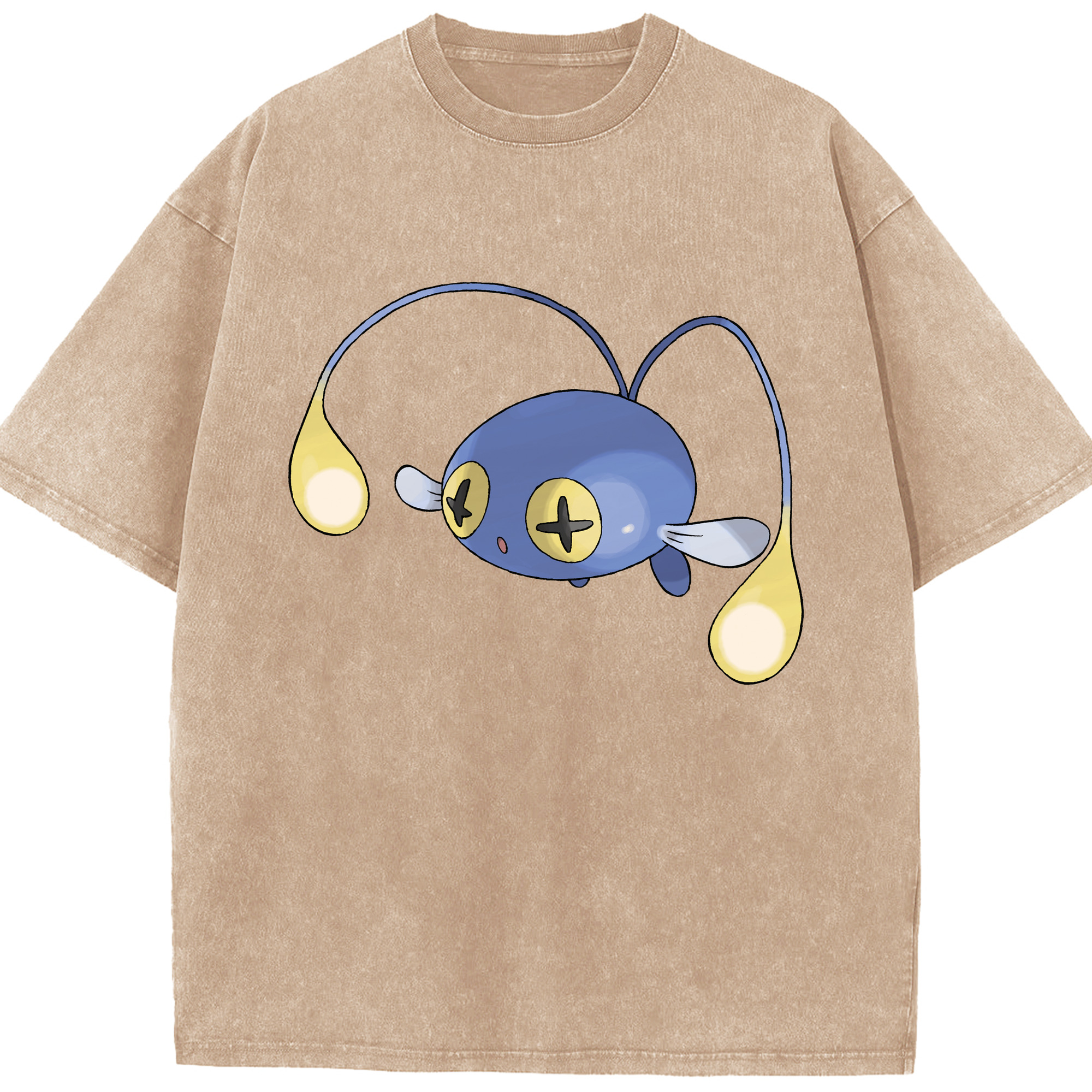 （画像用） ポケットモンスター Pokémon 綿100% ヴィンテージ風 半袖Tシャツ（フロントプリント）