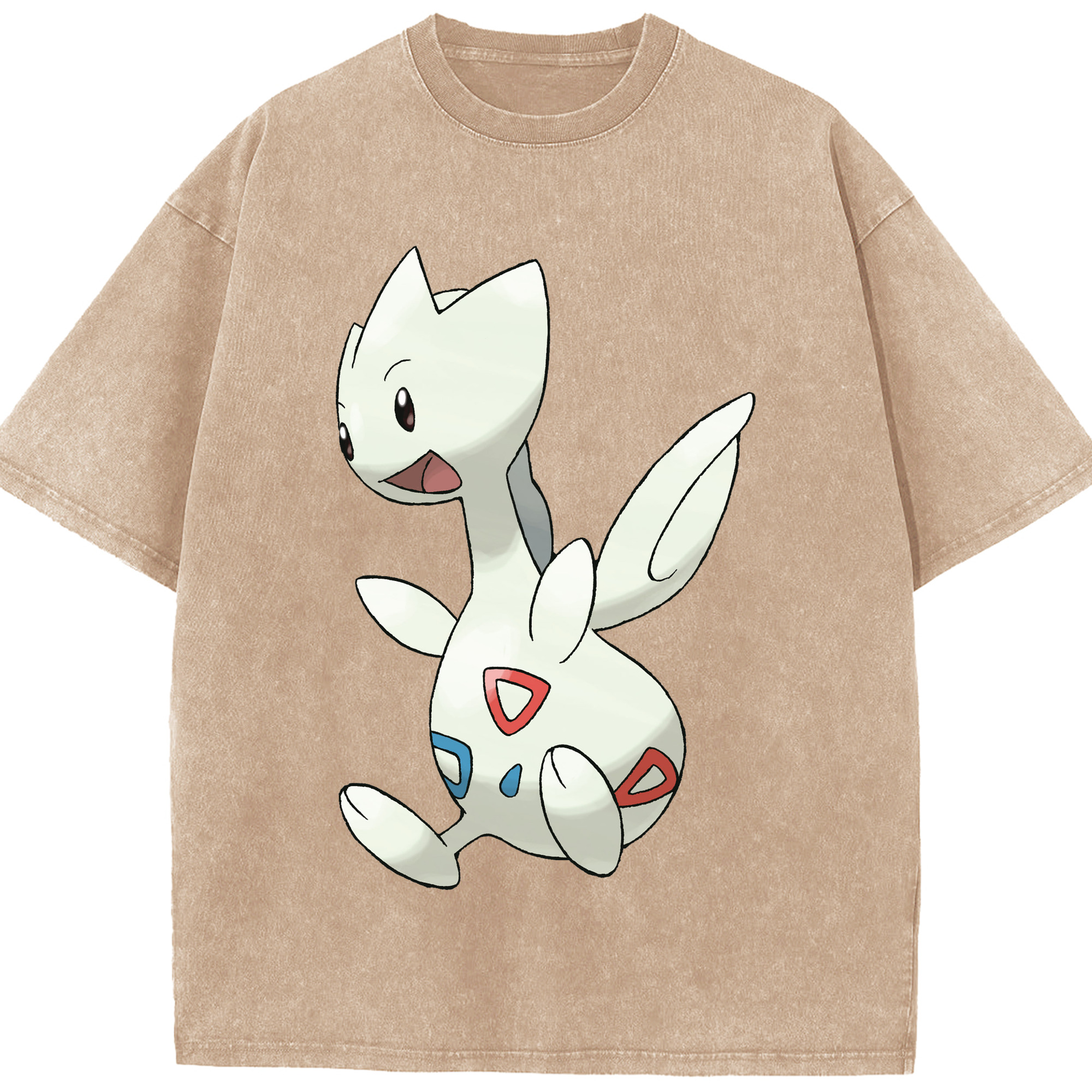 （画像用） ポケットモンスター Pokémon 綿100% ヴィンテージ風 半袖Tシャツ（フロントプリント）