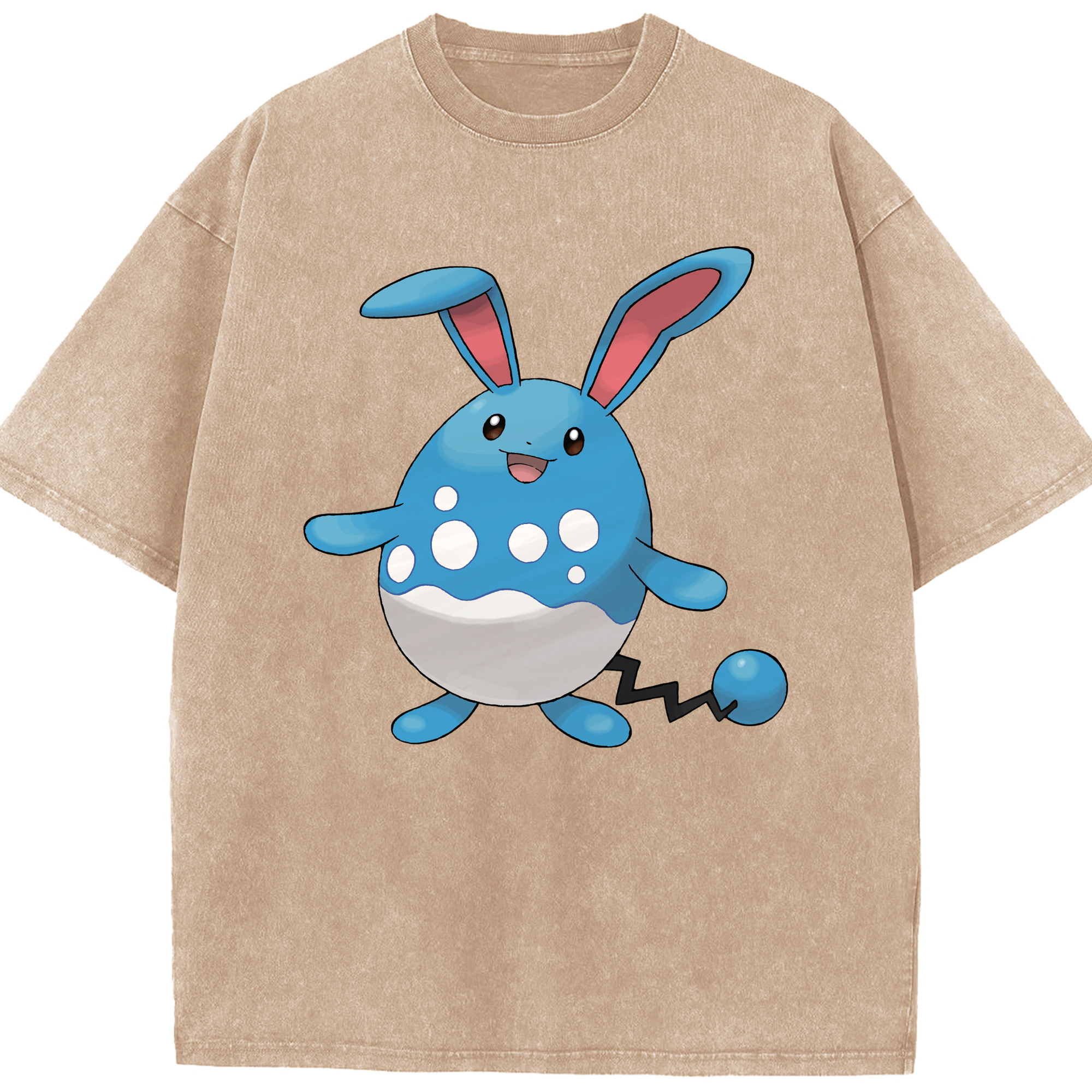 （画像用） ポケットモンスター Pokémon 綿100% ヴィンテージ風 半袖Tシャツ（フロントプリント）