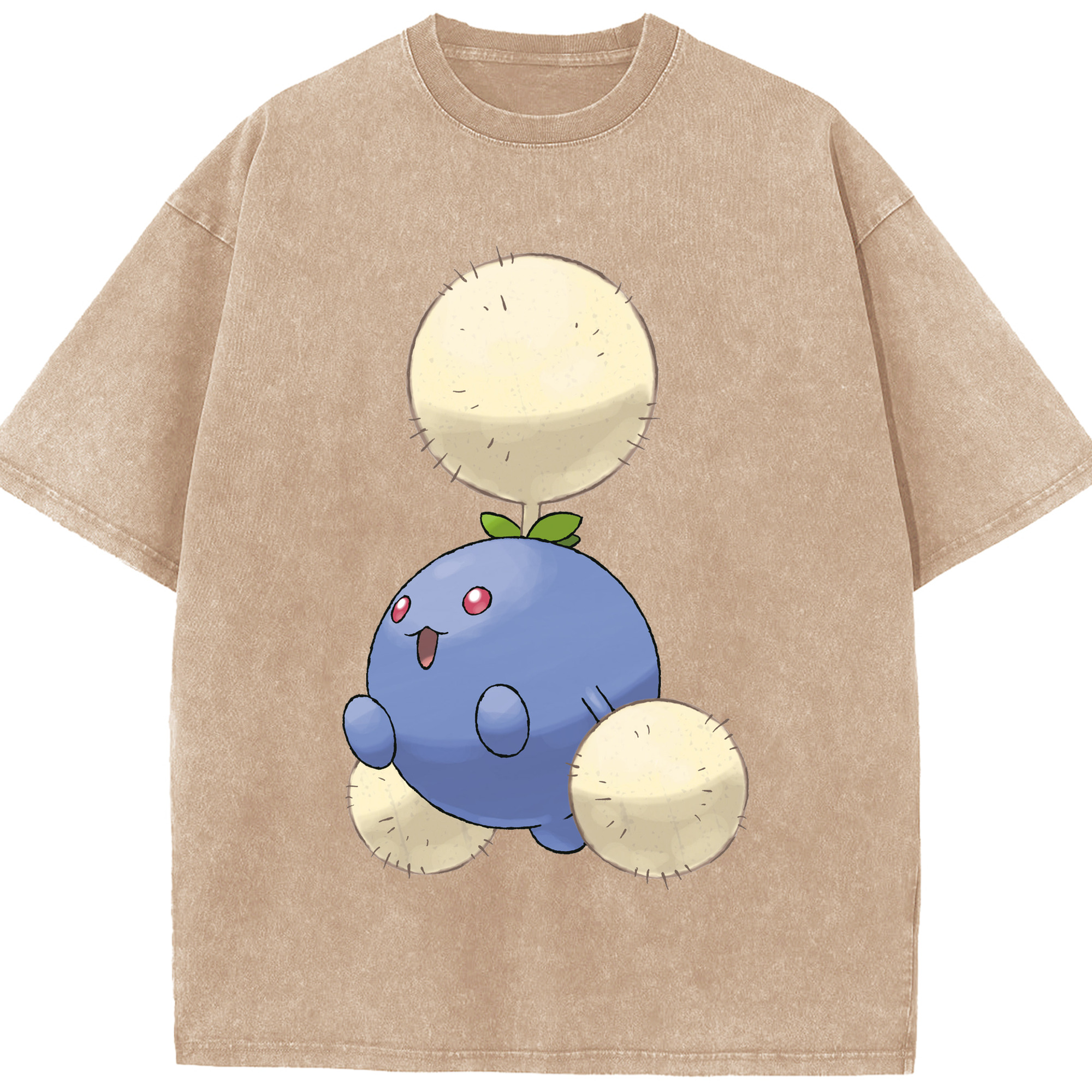 （画像用） ポケットモンスター Pokémon 綿100% ヴィンテージ風 半袖Tシャツ（フロントプリント）