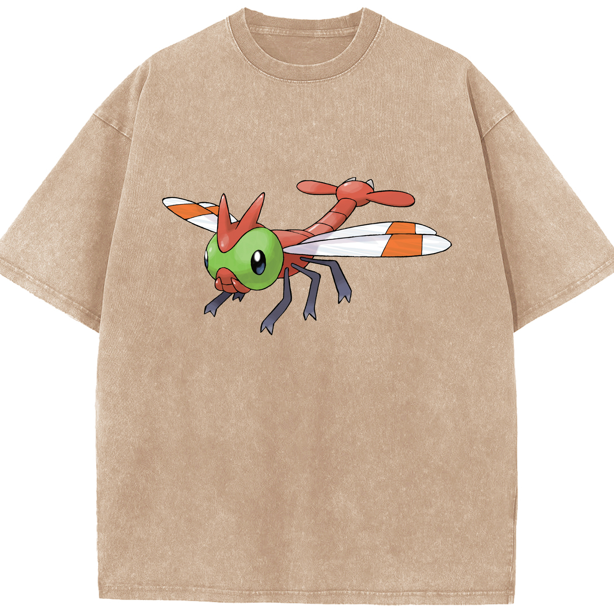 （画像用） ポケットモンスター Pokémon 綿100% ヴィンテージ風 半袖Tシャツ（フロントプリント）