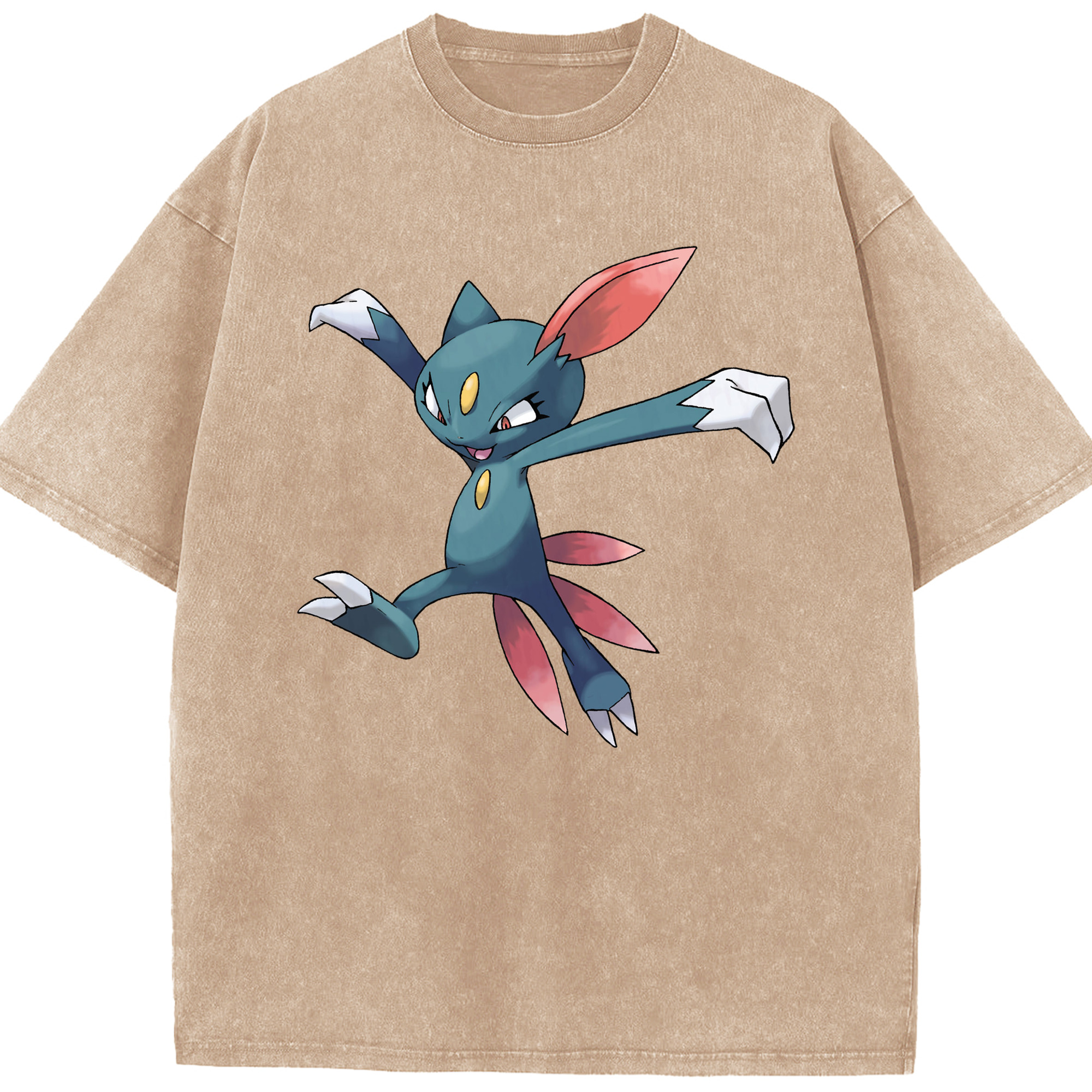 （画像用） ポケットモンスター Pokémon 綿100% ヴィンテージ風 半袖Tシャツ（フロントプリント）