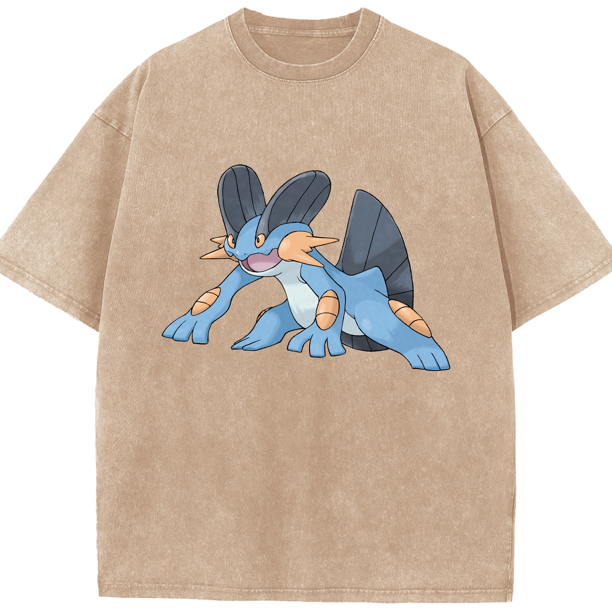 （画像用） ポケットモンスター Pokémon 綿100% ヴィンテージ風 半袖Tシャツ（フロントプリント）