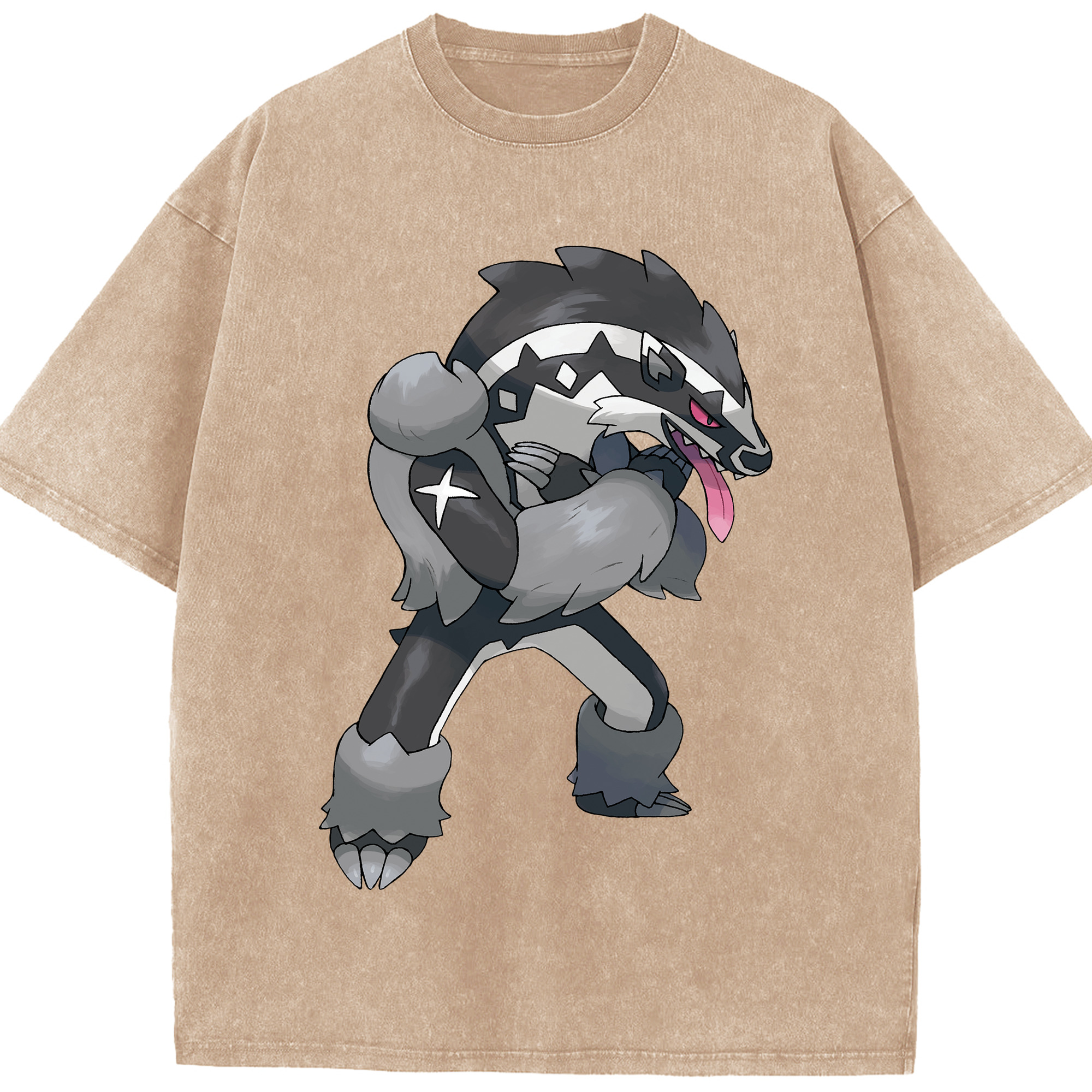 （画像用） ポケットモンスター Pokémon 綿100% ヴィンテージ風 半袖Tシャツ（フロントプリント）