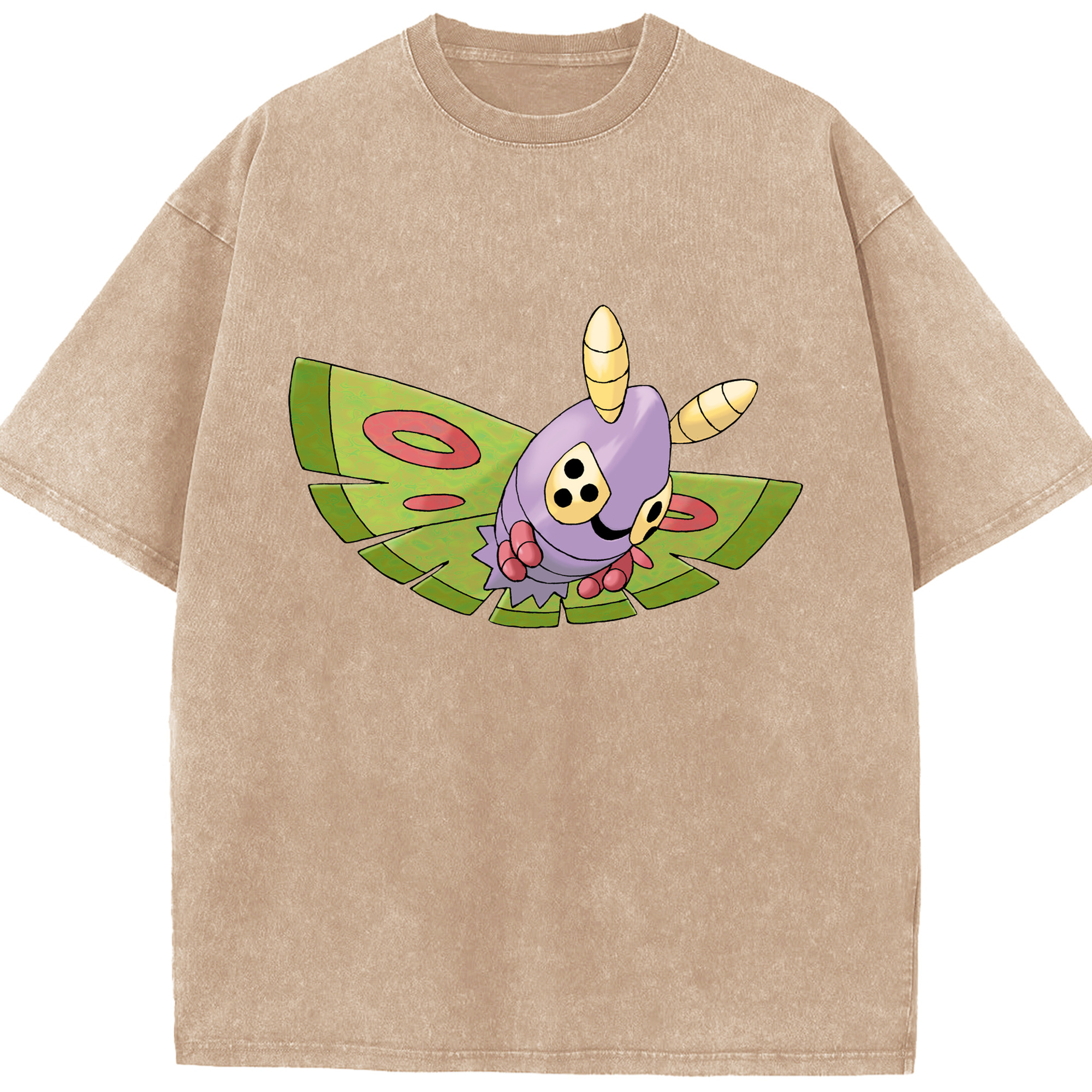 （画像用） ポケットモンスター Pokémon 綿100% ヴィンテージ風 半袖Tシャツ（フロントプリント）