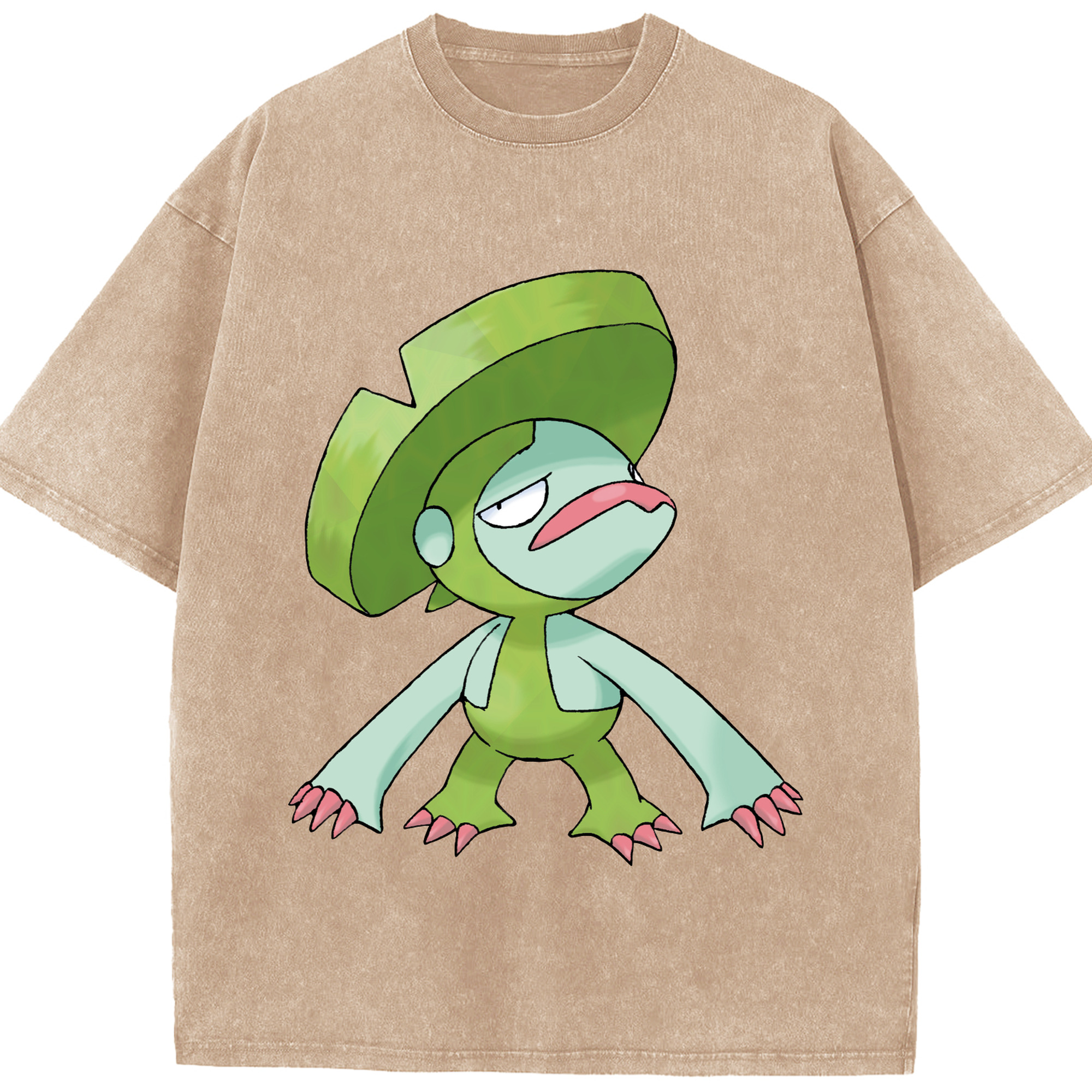 （画像用） ポケットモンスター Pokémon 綿100% ヴィンテージ風 半袖Tシャツ（フロントプリント）