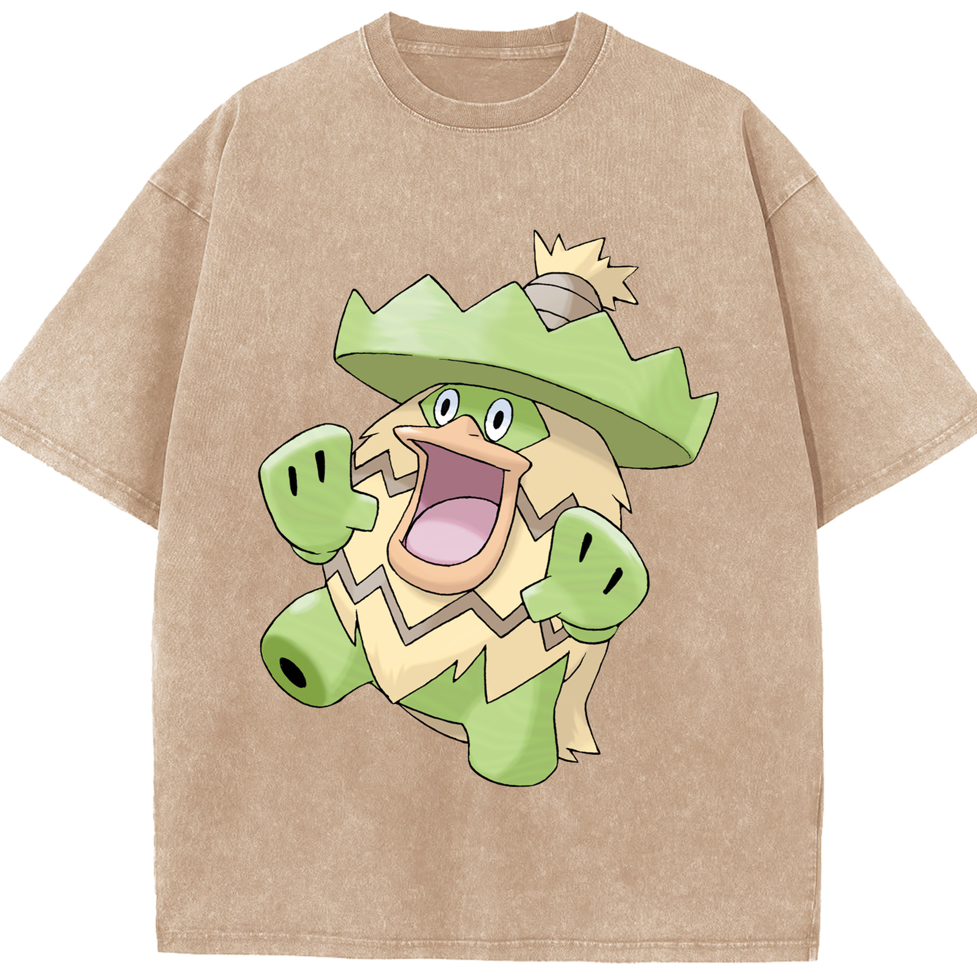 （画像用） ポケットモンスター Pokémon 綿100% ヴィンテージ風 半袖Tシャツ（フロントプリント）