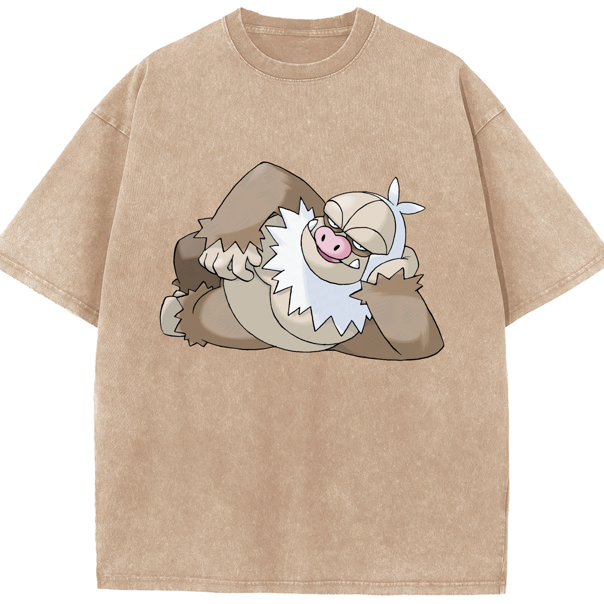 （画像用） ポケットモンスター Pokémon 綿100% ヴィンテージ風 半袖Tシャツ（フロントプリント）