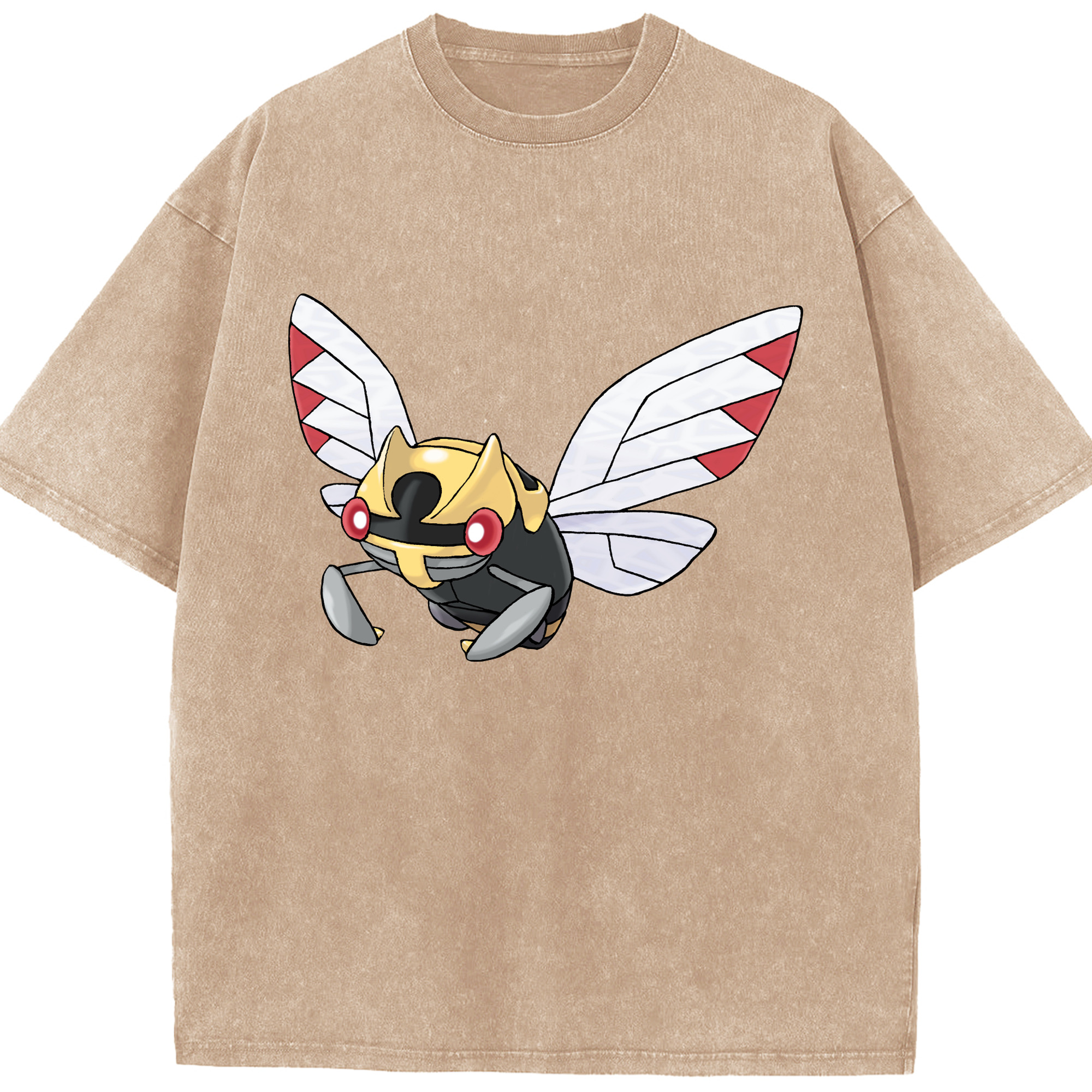 （画像用） ポケットモンスター Pokémon 綿100% ヴィンテージ風 半袖Tシャツ（フロントプリント）