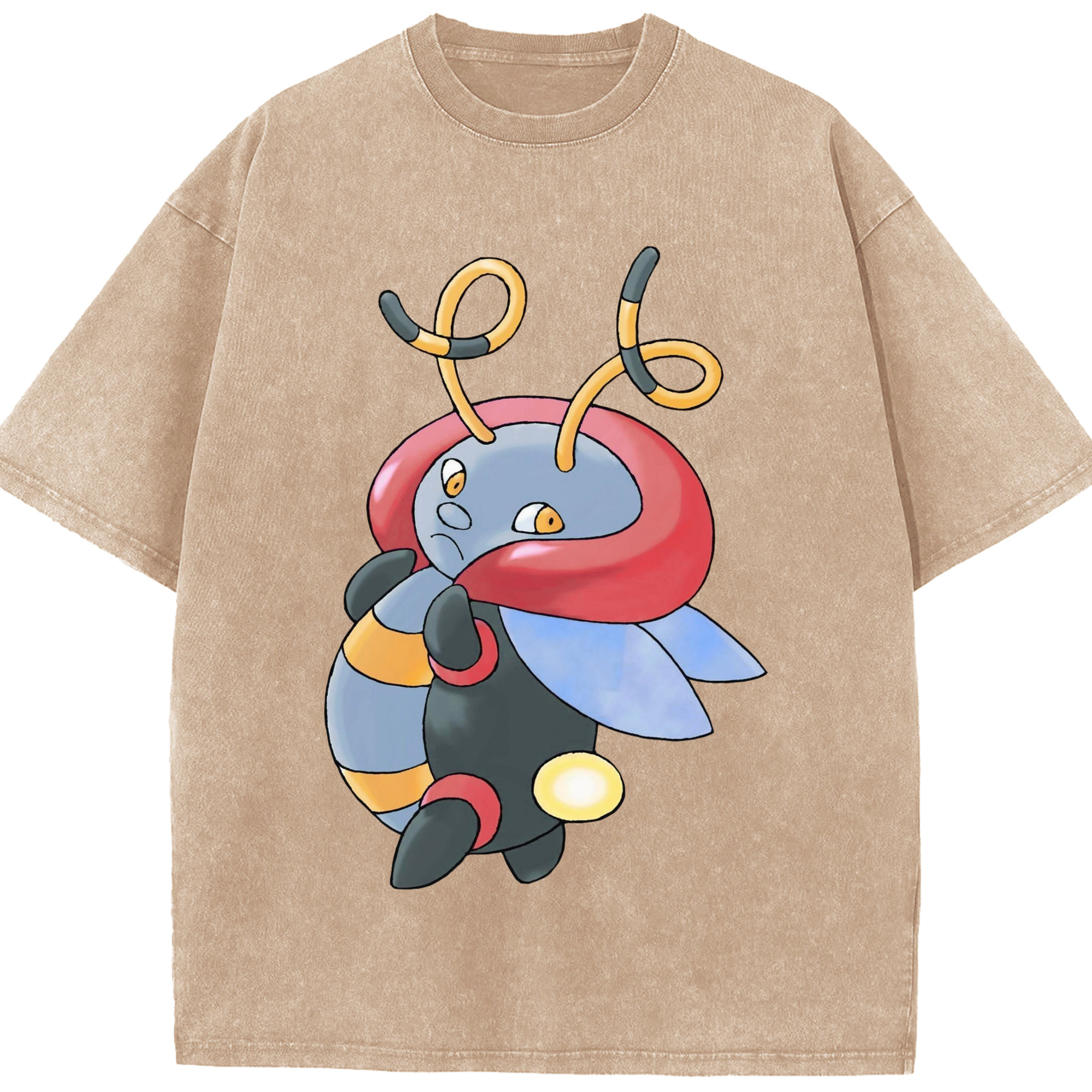 （画像用） ポケットモンスター Pokémon 綿100% ヴィンテージ風 半袖Tシャツ（フロントプリント）