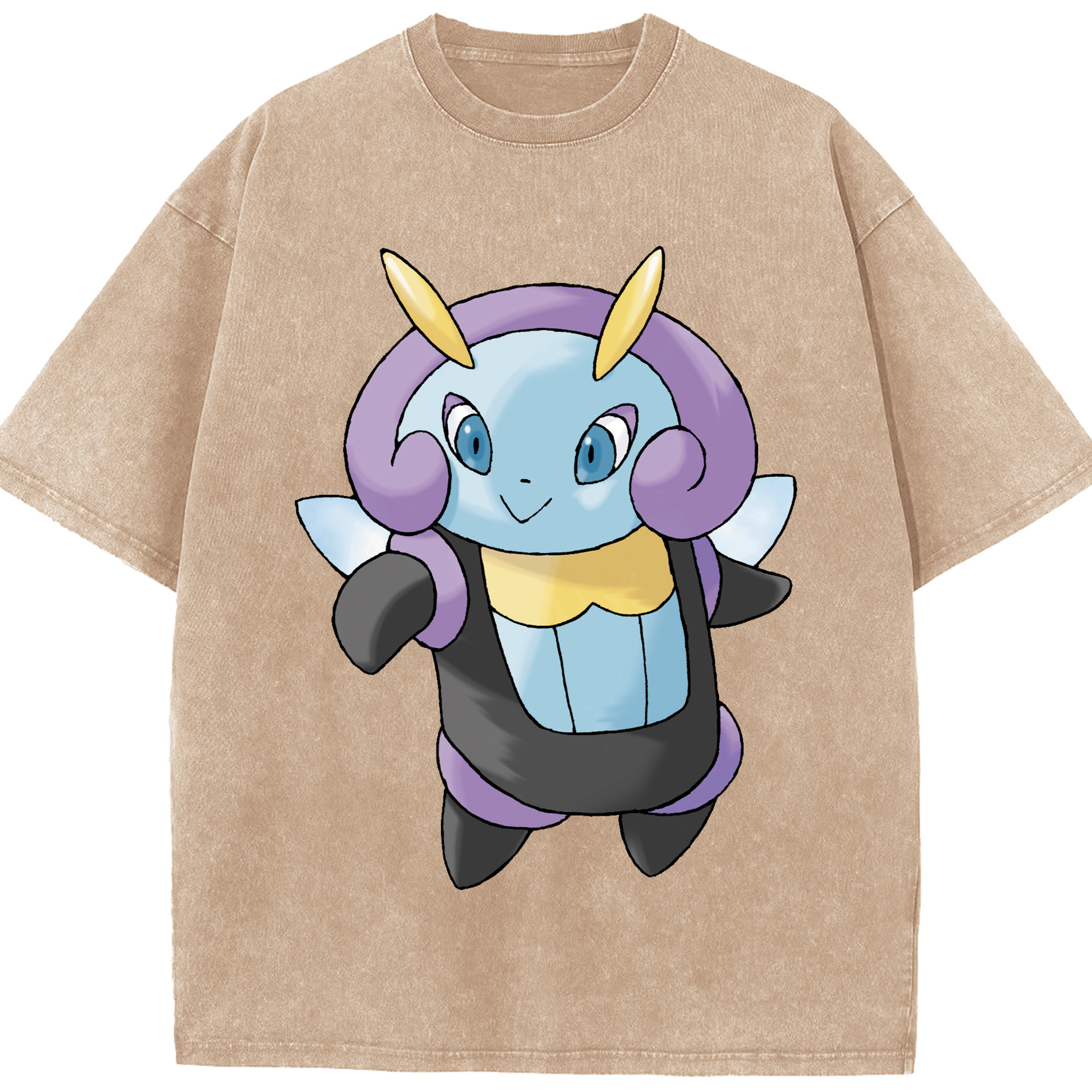 （画像用） ポケットモンスター Pokémon 綿100% ヴィンテージ風 半袖Tシャツ（フロントプリント）