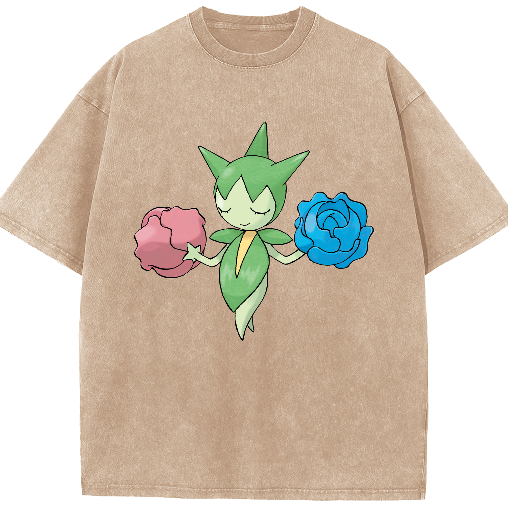 （画像用） ポケットモンスター Pokémon 綿100% ヴィンテージ風 半袖Tシャツ（フロントプリント）