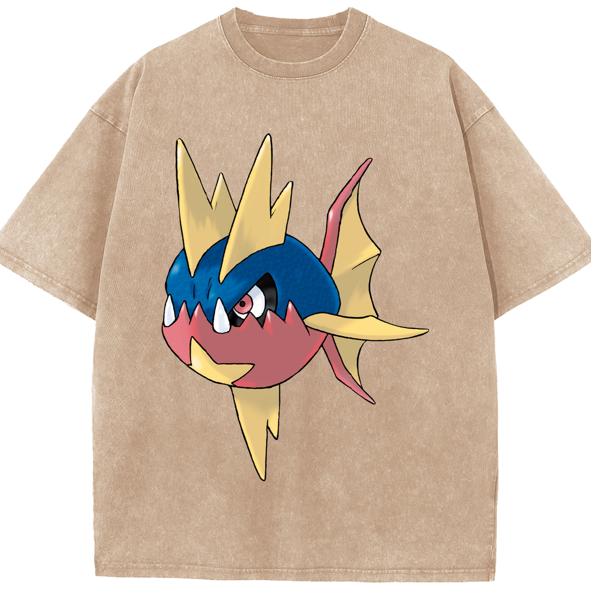 （画像用） ポケットモンスター Pokémon 綿100% ヴィンテージ風 半袖Tシャツ（フロントプリント）