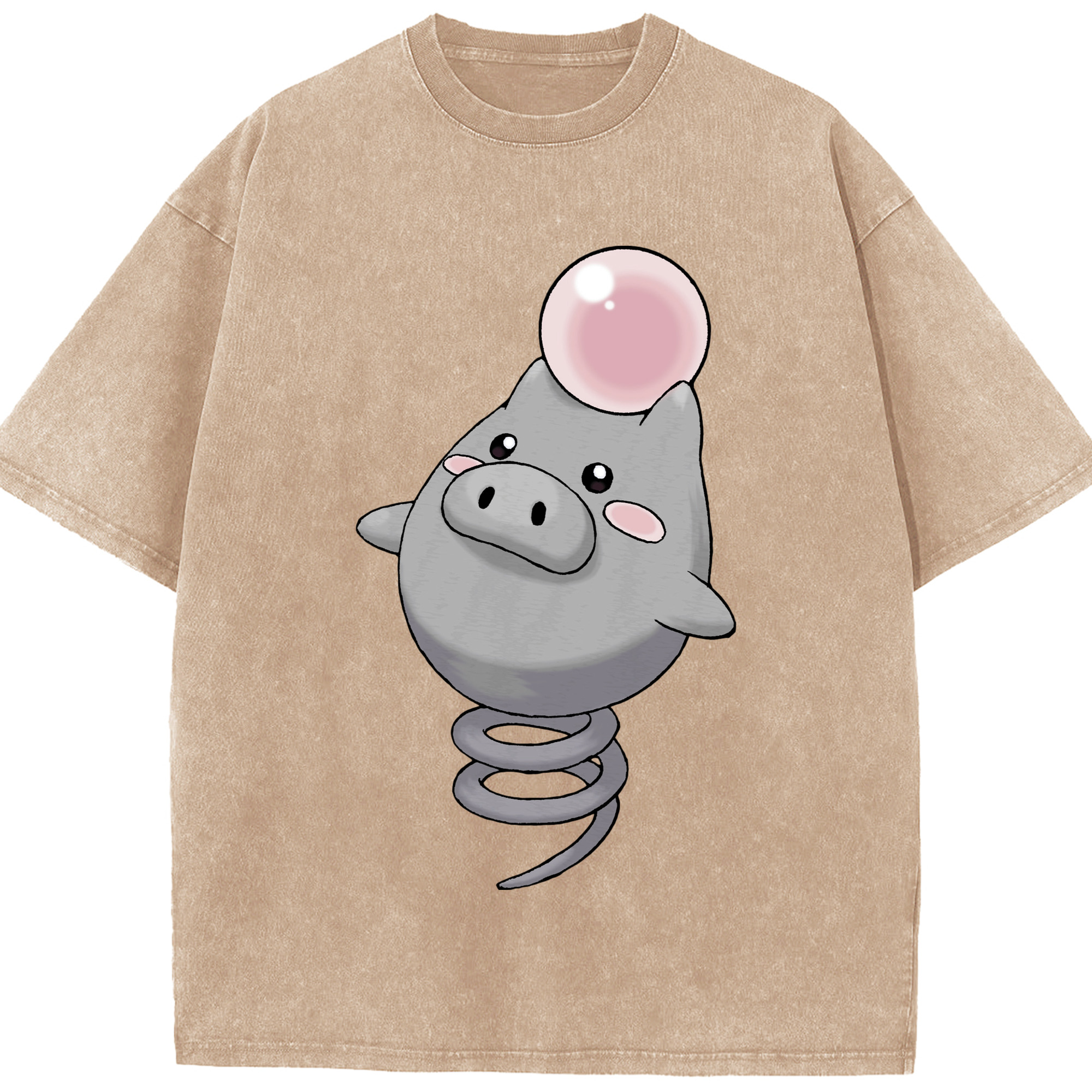 （画像用） ポケットモンスター Pokémon 綿100% ヴィンテージ風 半袖Tシャツ（フロントプリント）