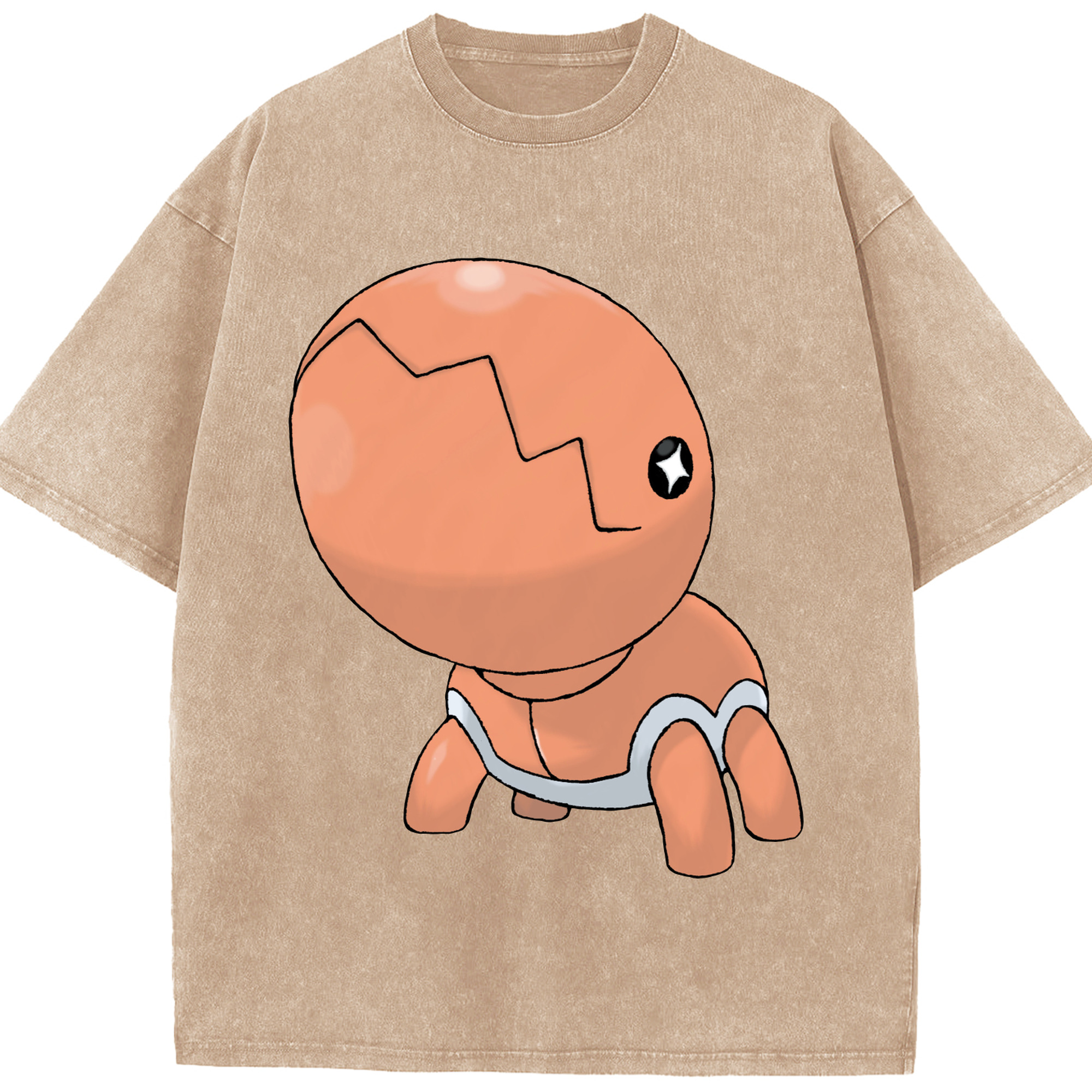 （画像用） ポケットモンスター Pokémon 綿100% ヴィンテージ風 半袖Tシャツ（フロントプリント）