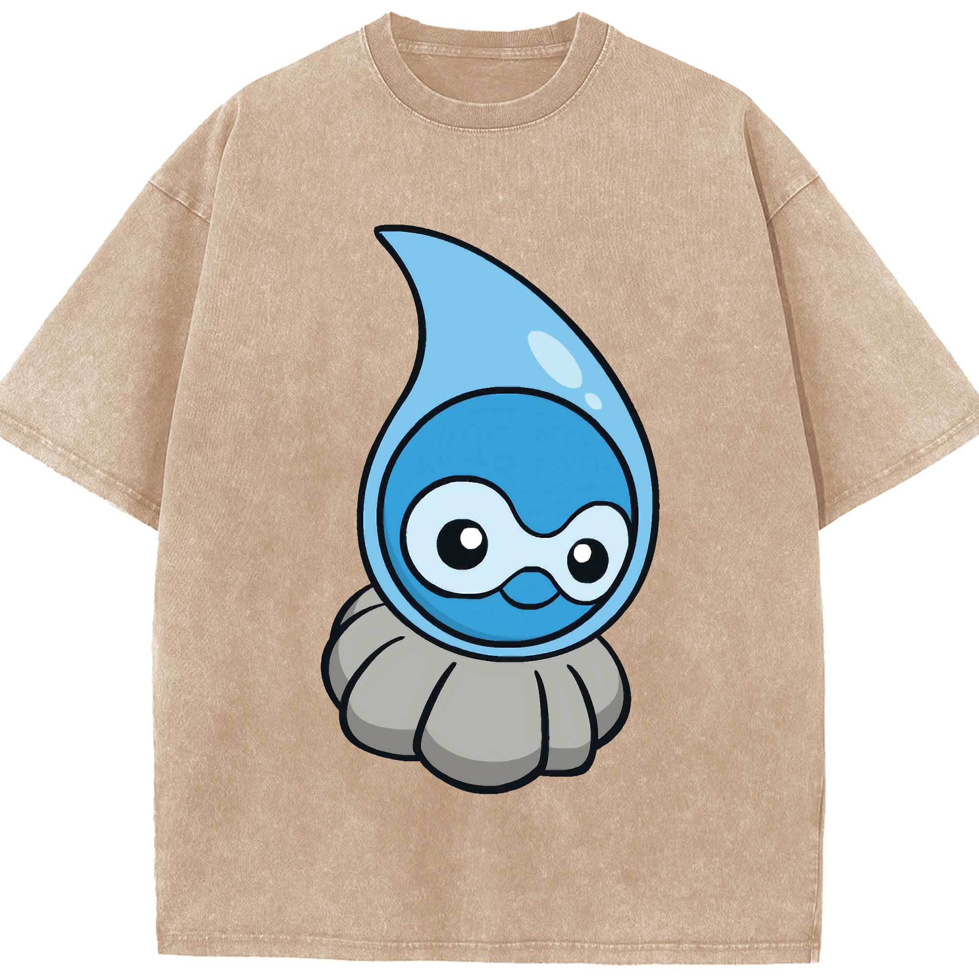 （画像用） ポケットモンスター Pokémon 綿100% ヴィンテージ風 半袖Tシャツ（フロントプリント）
