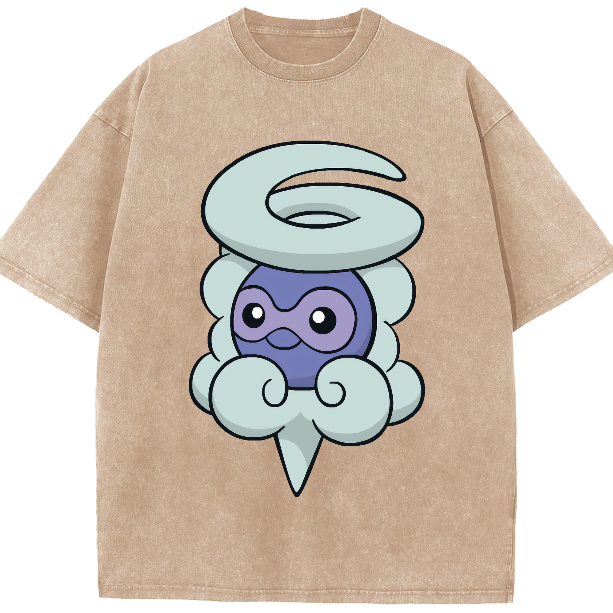 （画像用） ポケットモンスター Pokémon 綿100% ヴィンテージ風 半袖Tシャツ（フロントプリント）
