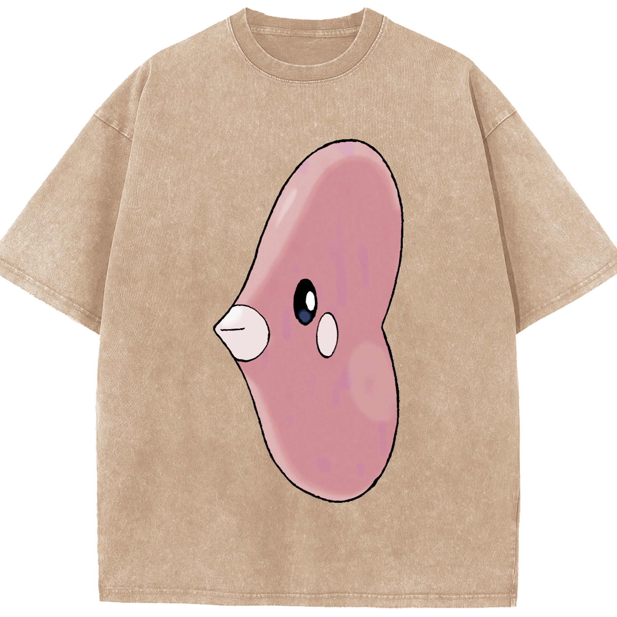（画像用） ポケットモンスター Pokémon 綿100% ヴィンテージ風 半袖Tシャツ（フロントプリント）