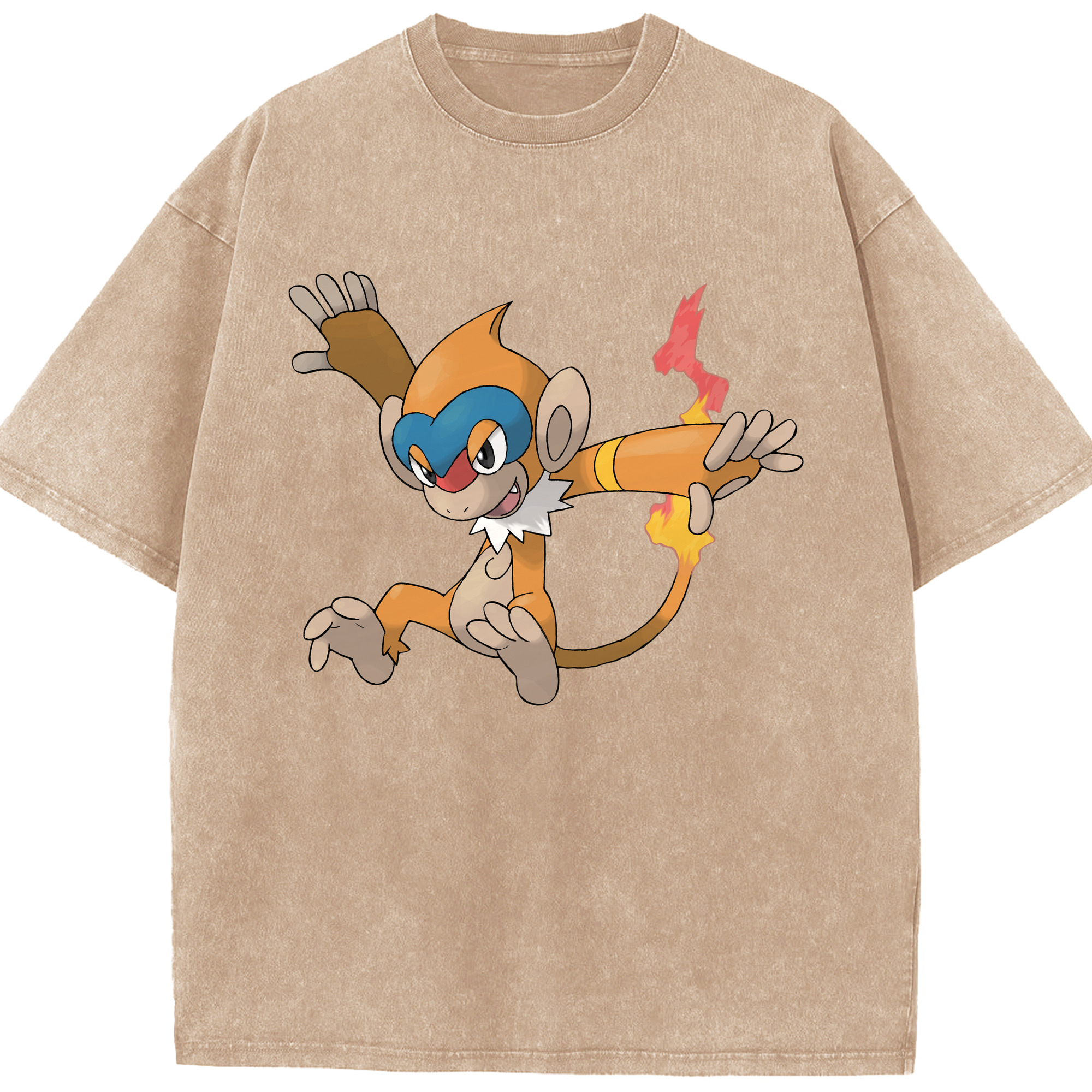 （画像用） ポケットモンスター Pokémon 綿100% ヴィンテージ風 半袖Tシャツ（フロントプリント）