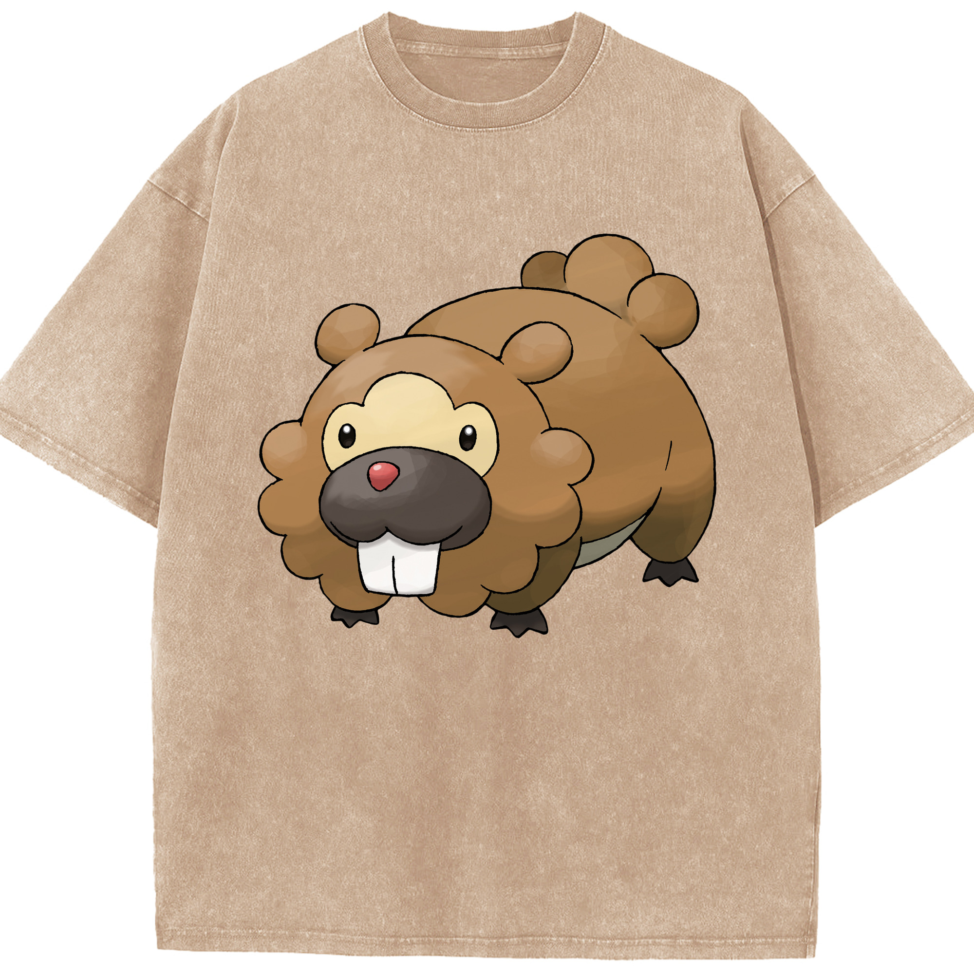 （画像用） ポケットモンスター Pokémon 綿100% ヴィンテージ風 半袖Tシャツ（フロントプリント）