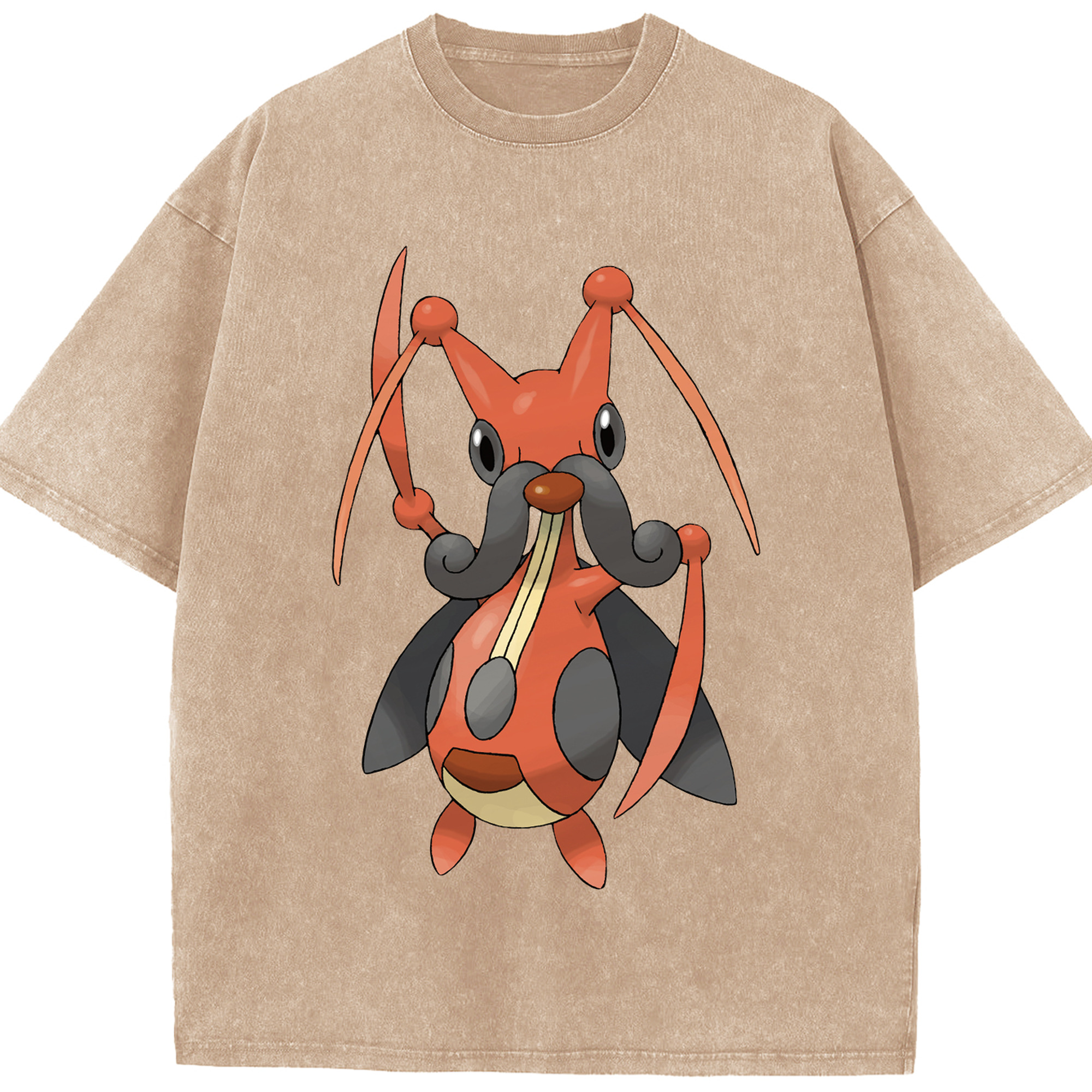 （画像用） ポケットモンスター Pokémon 綿100% ヴィンテージ風 半袖Tシャツ（フロントプリント）