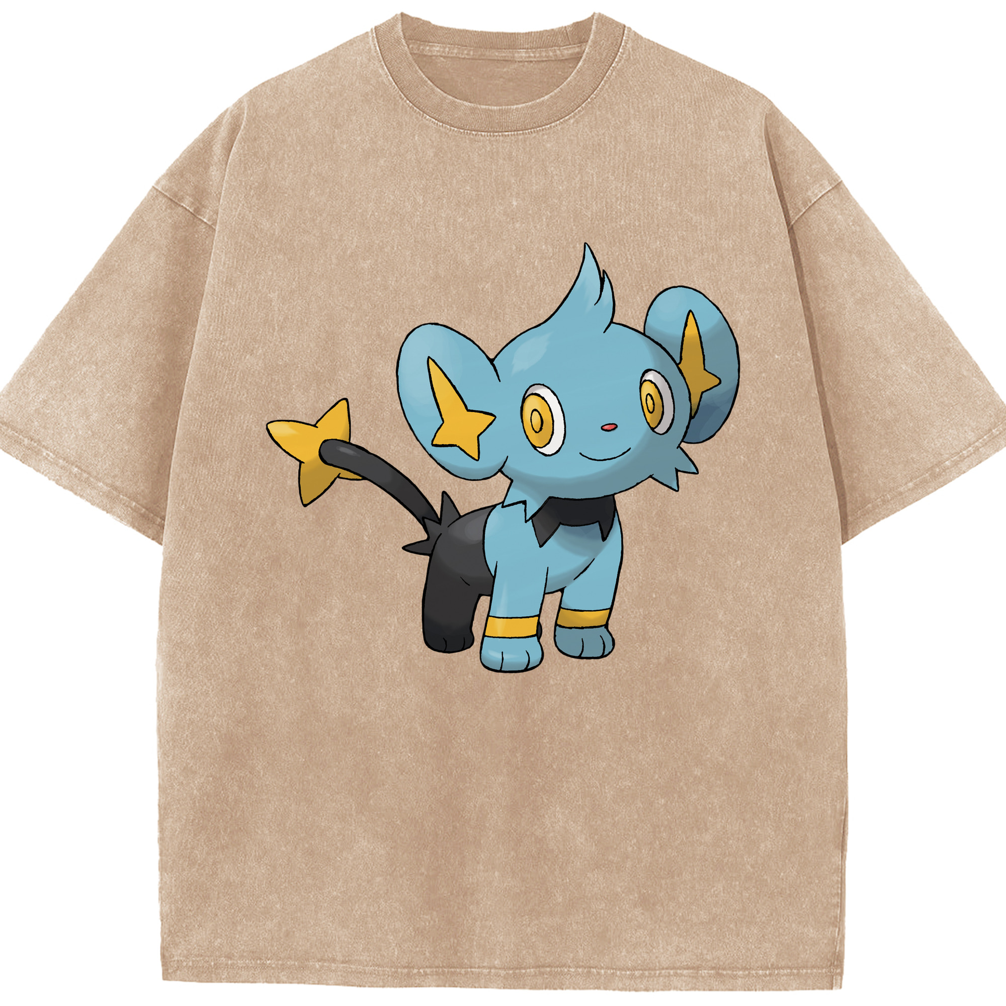 （画像用） ポケットモンスター Pokémon 綿100% ヴィンテージ風 半袖Tシャツ（フロントプリント）