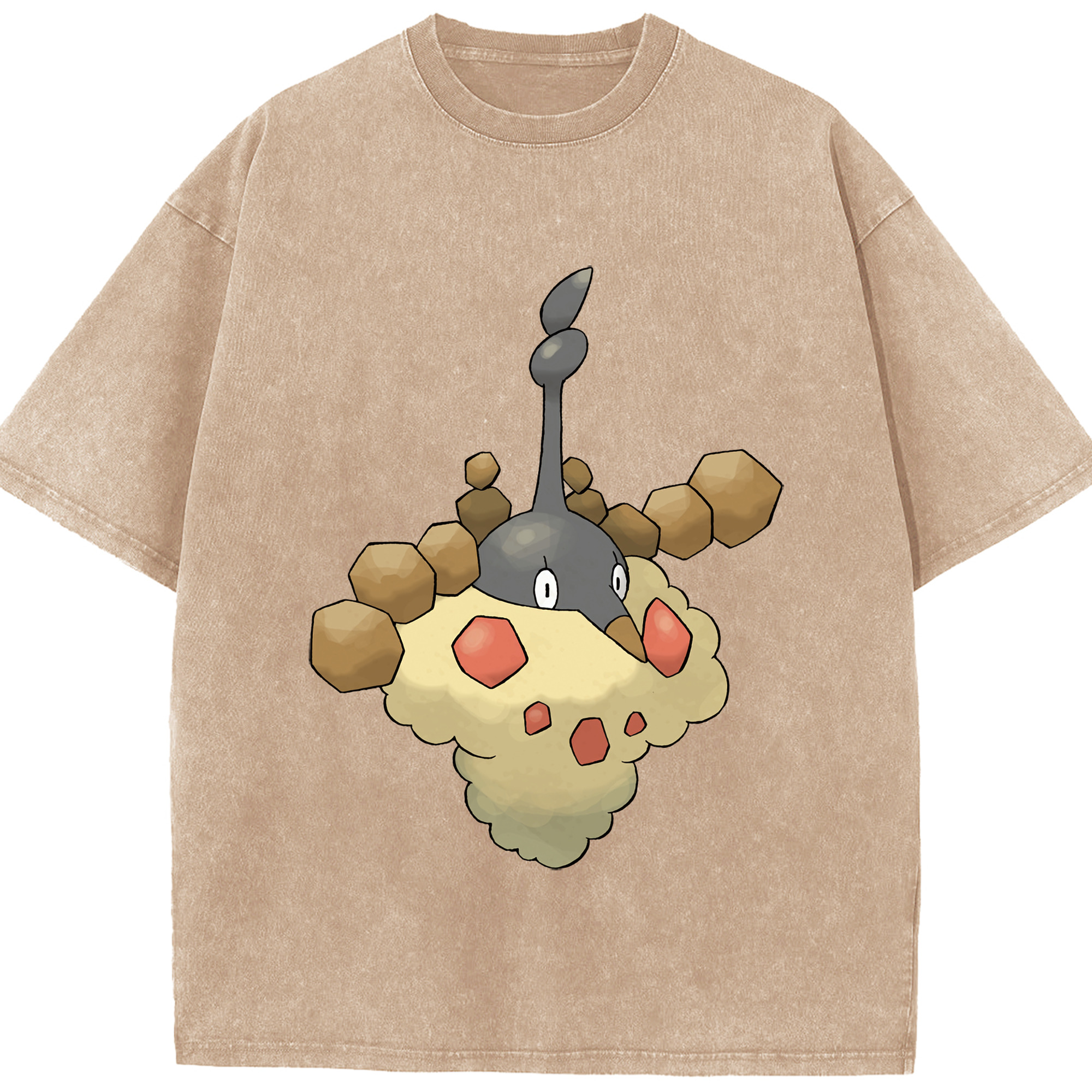 （画像用） ポケットモンスター Pokémon 綿100% ヴィンテージ風 半袖Tシャツ（フロントプリント）