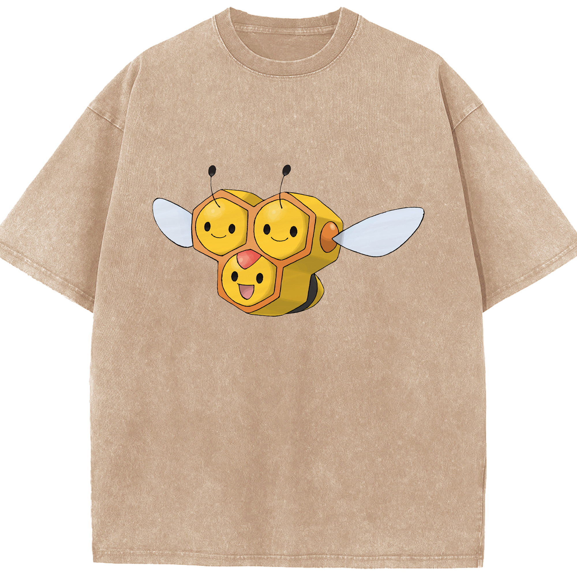（画像用） ポケットモンスター Pokémon 綿100% ヴィンテージ風 半袖Tシャツ（フロントプリント）