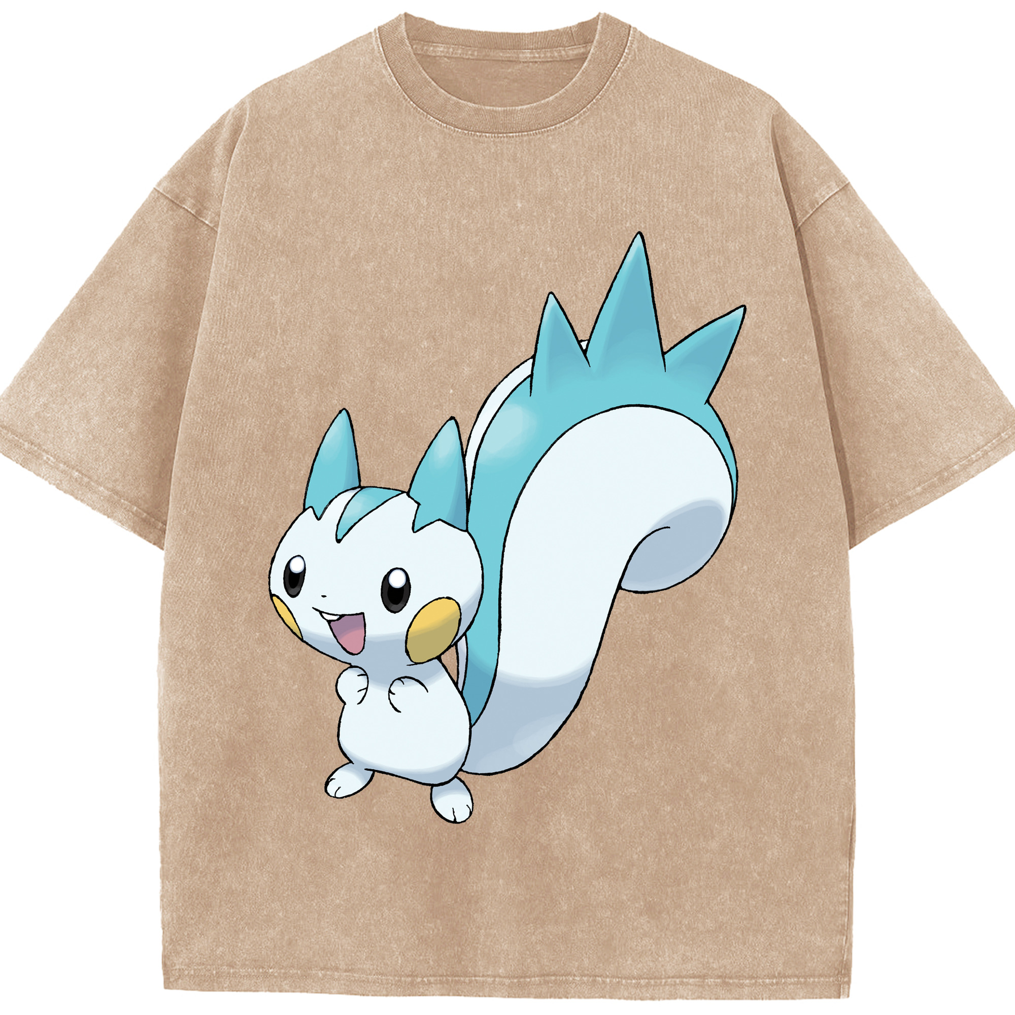 （画像用） ポケットモンスター Pokémon 綿100% ヴィンテージ風 半袖Tシャツ（フロントプリント）